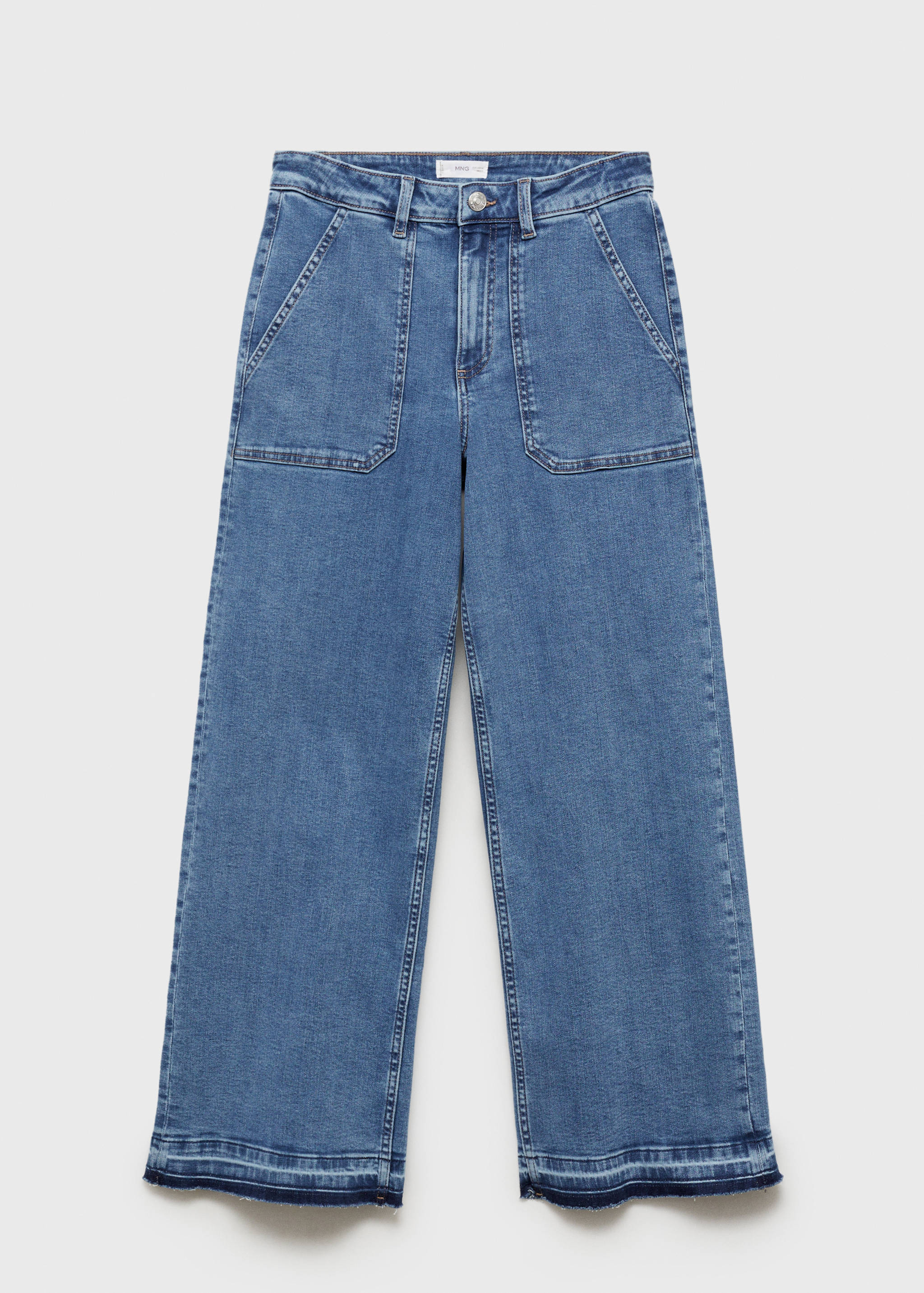 Jean style jupe-culotte poches - Article sans modèle