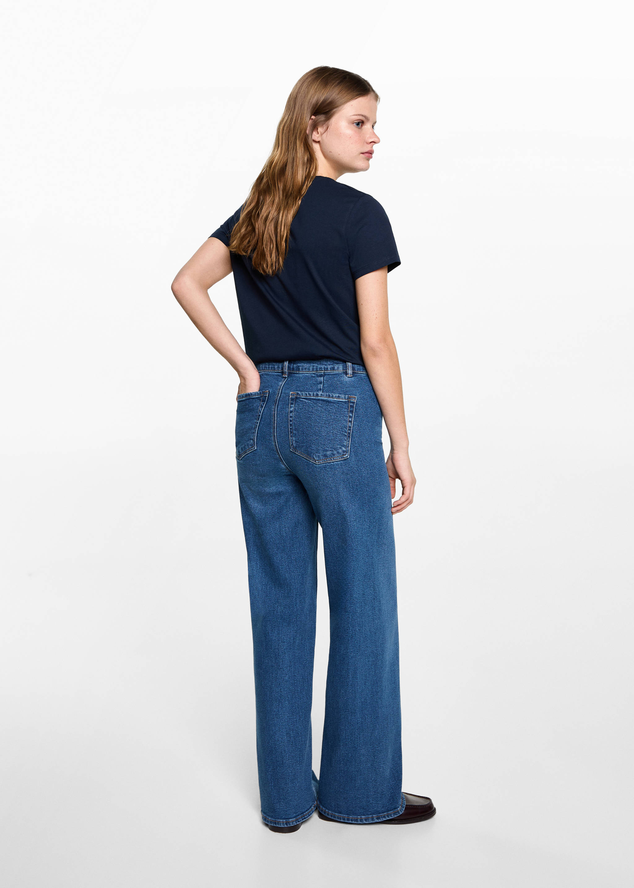 Jeans wide leg - Reverse of the article
