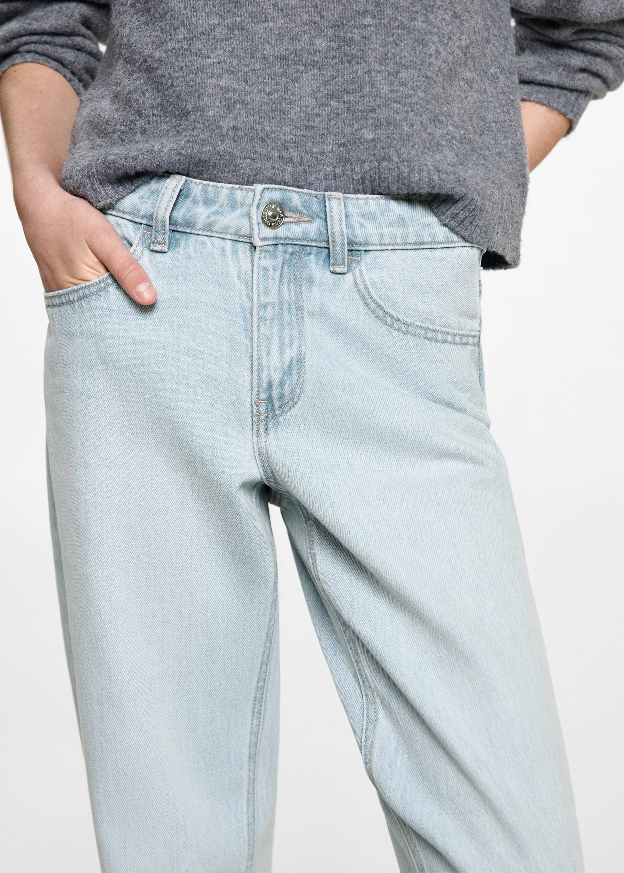 Straight fit jeans - Details of the article 6