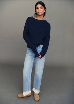Tie-dye straight jeans — Medium Blue 1