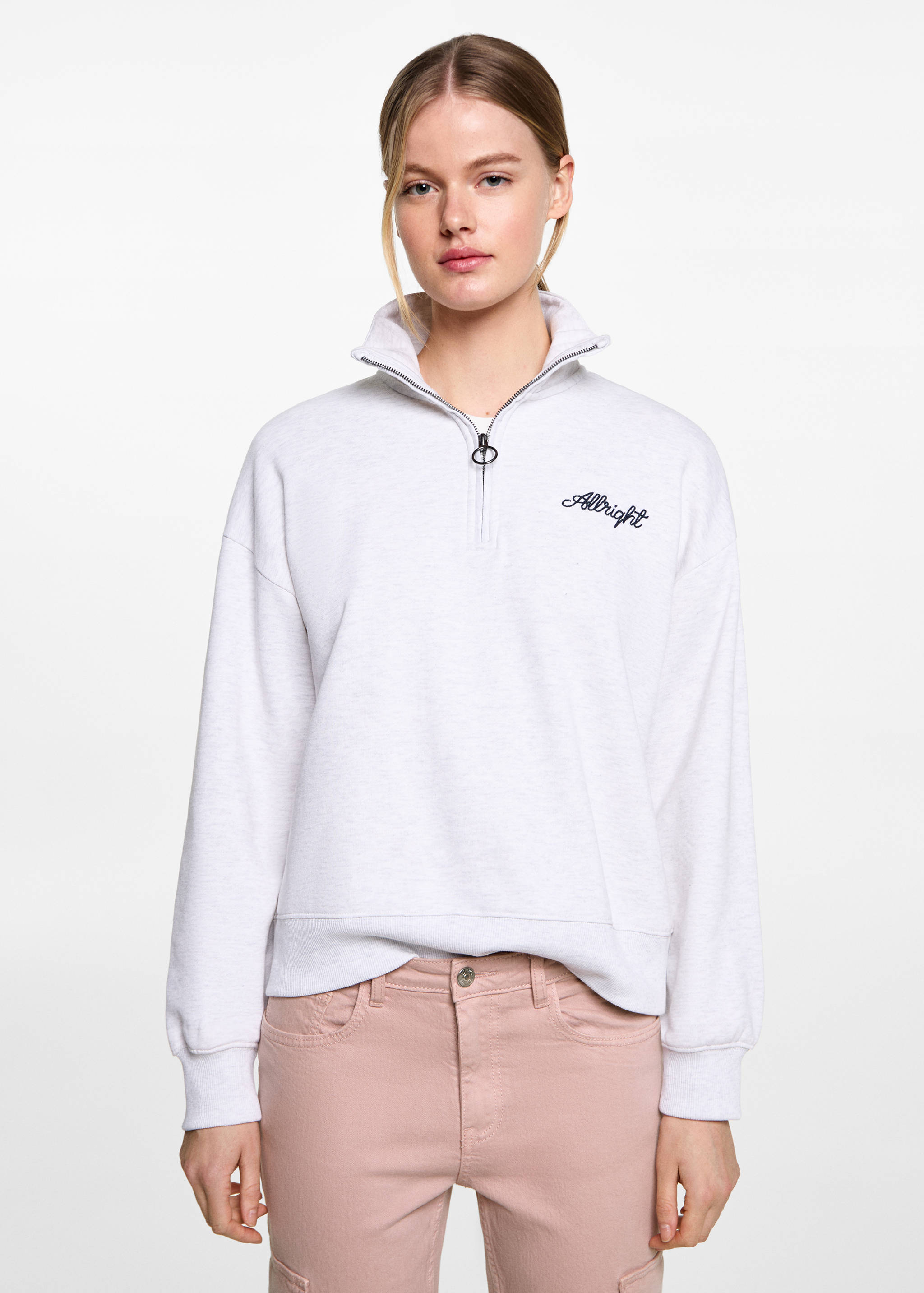 Cropped flared cargo jeans - Medium plane