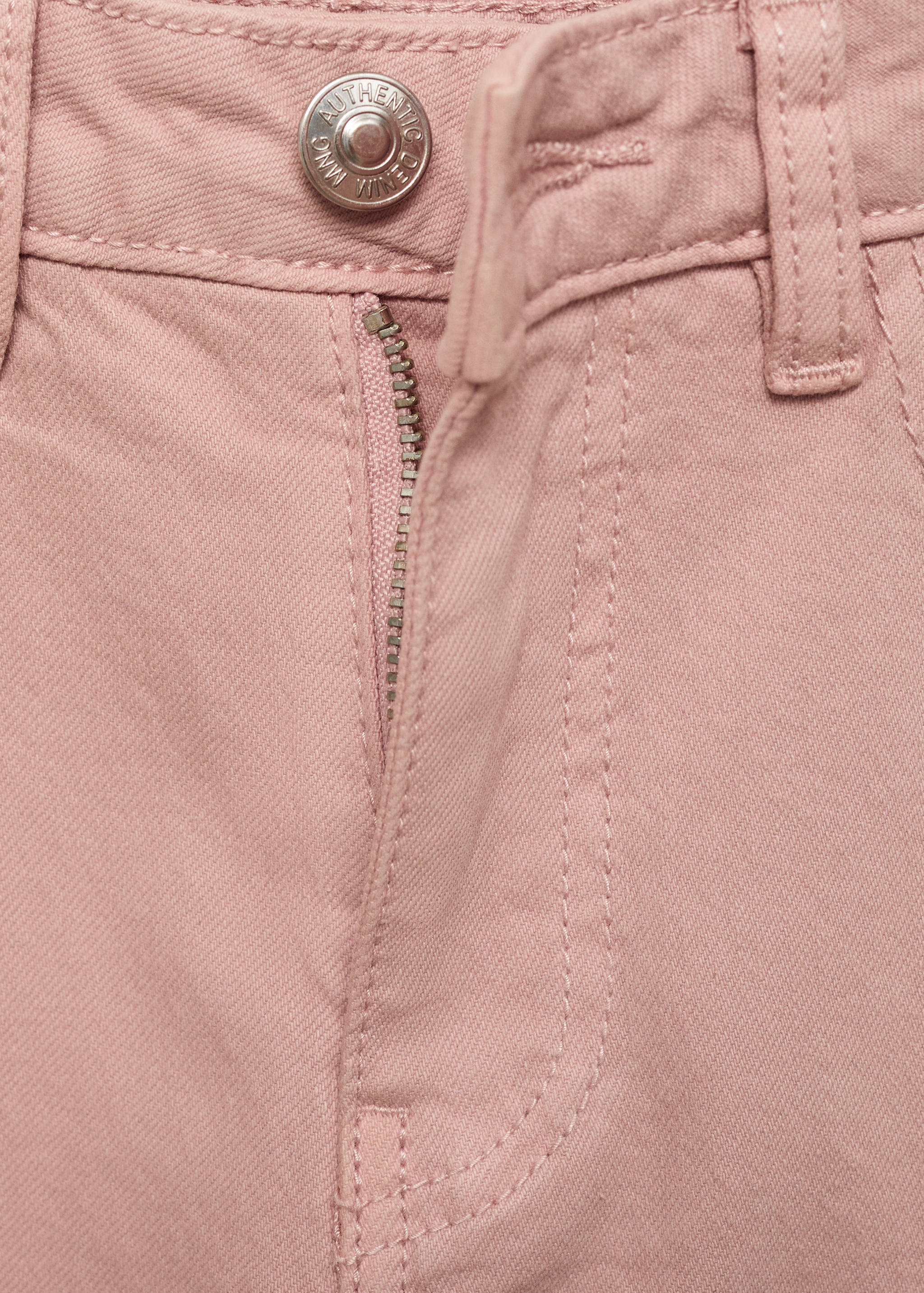 Cropped flared cargo jeans - Details of the article 8