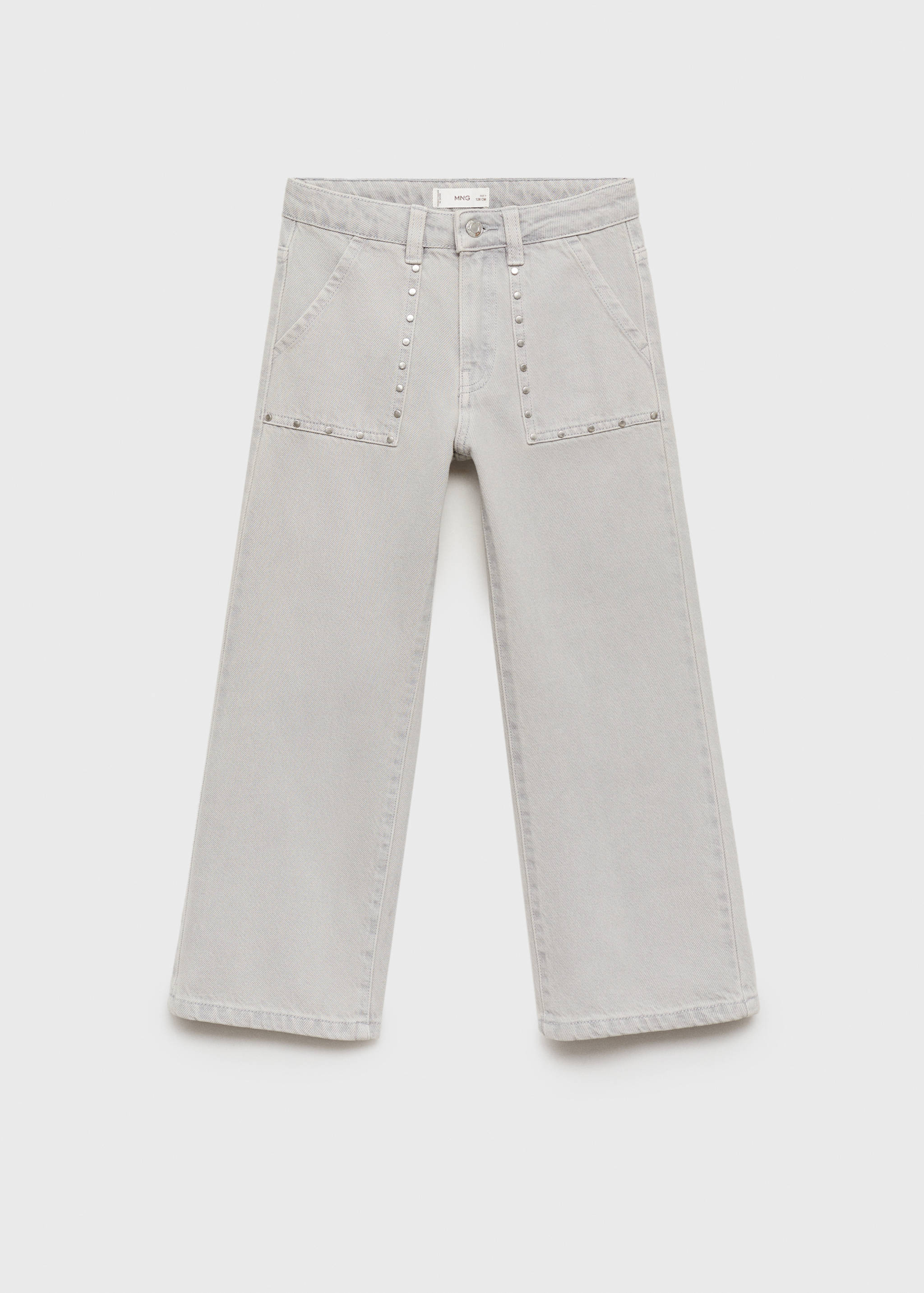 Straight-fit jeans with studs - Article without model