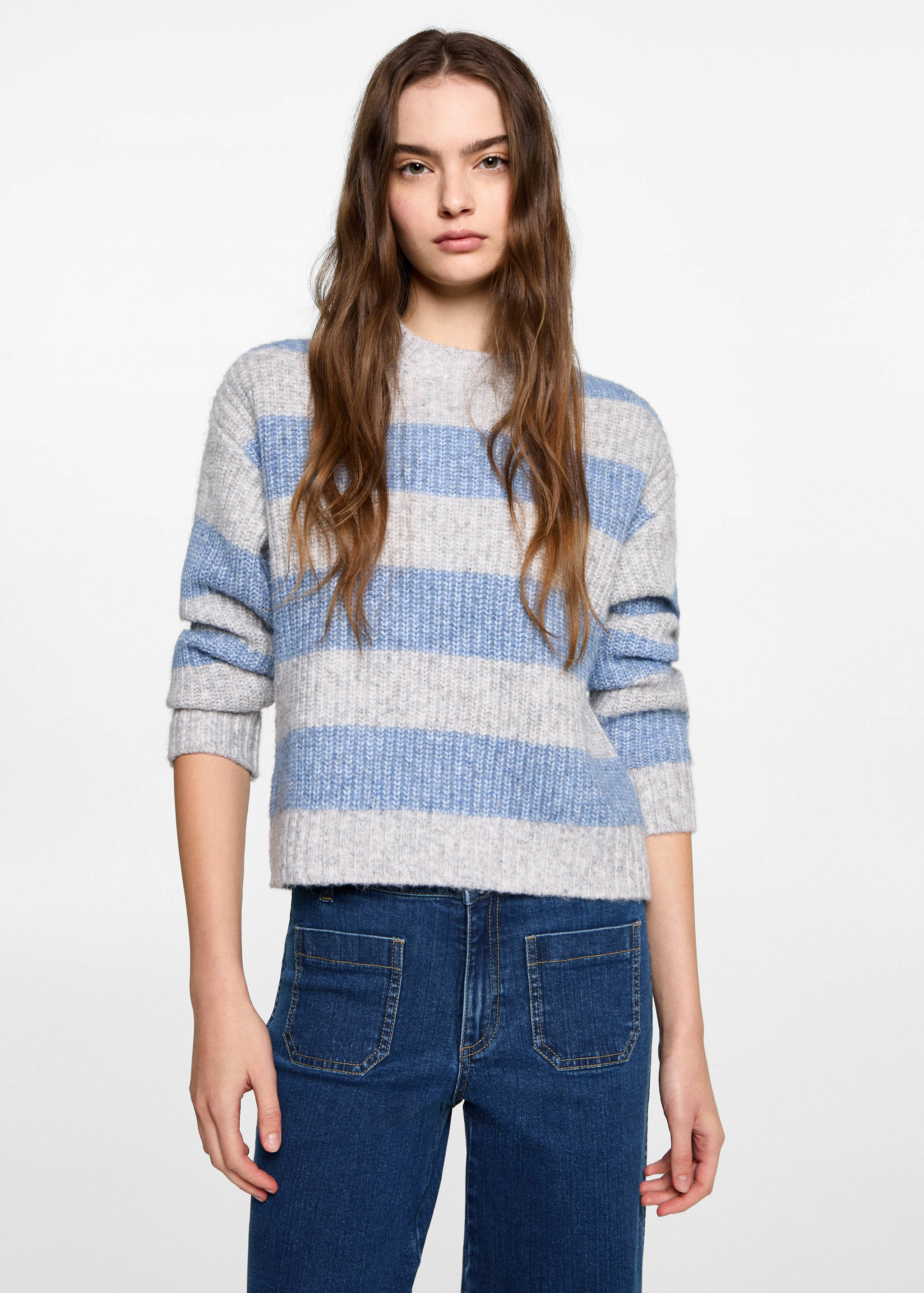 Straight-fit jeans with pockets - Medium plane