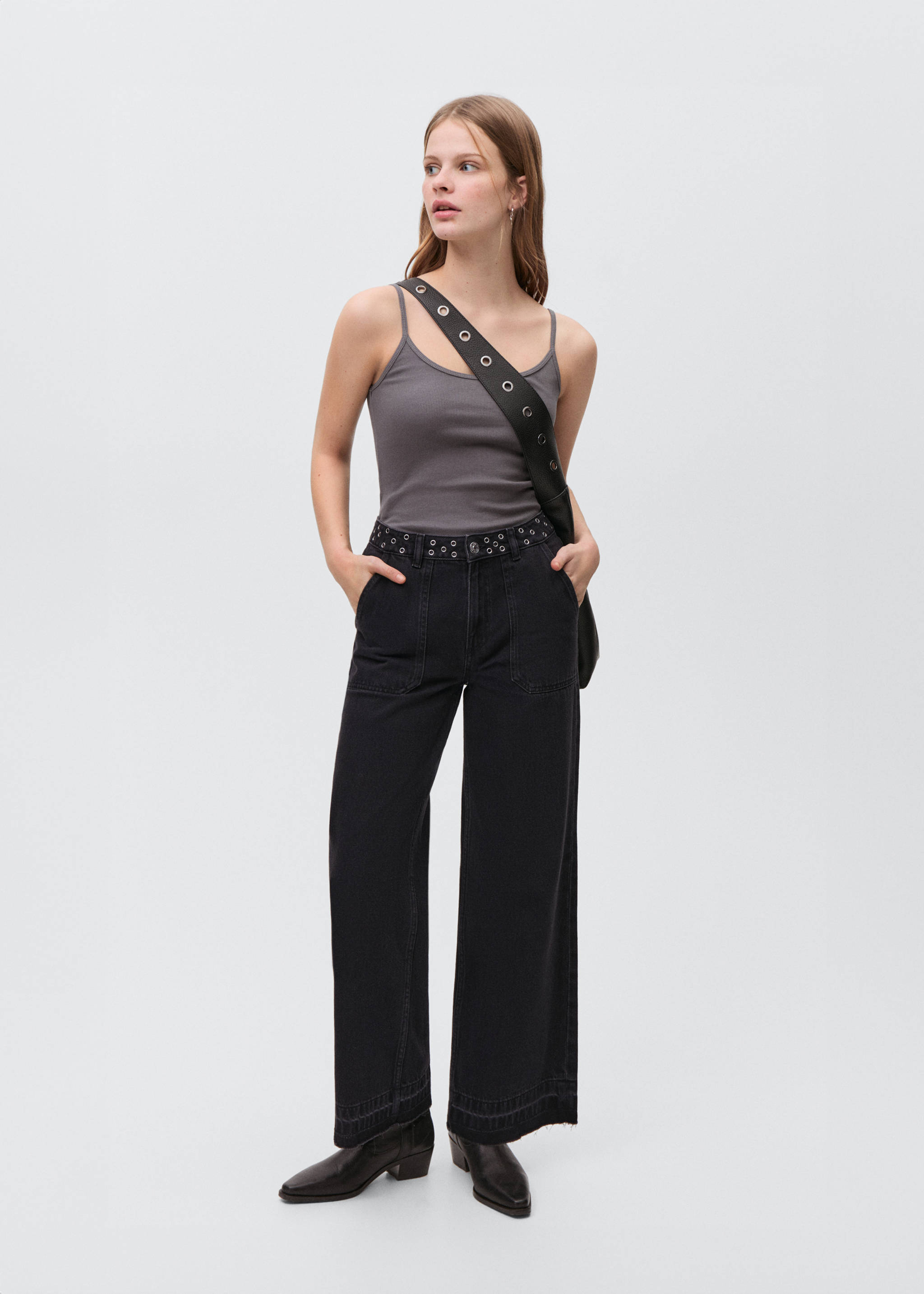 Jean wide leg - Plan général