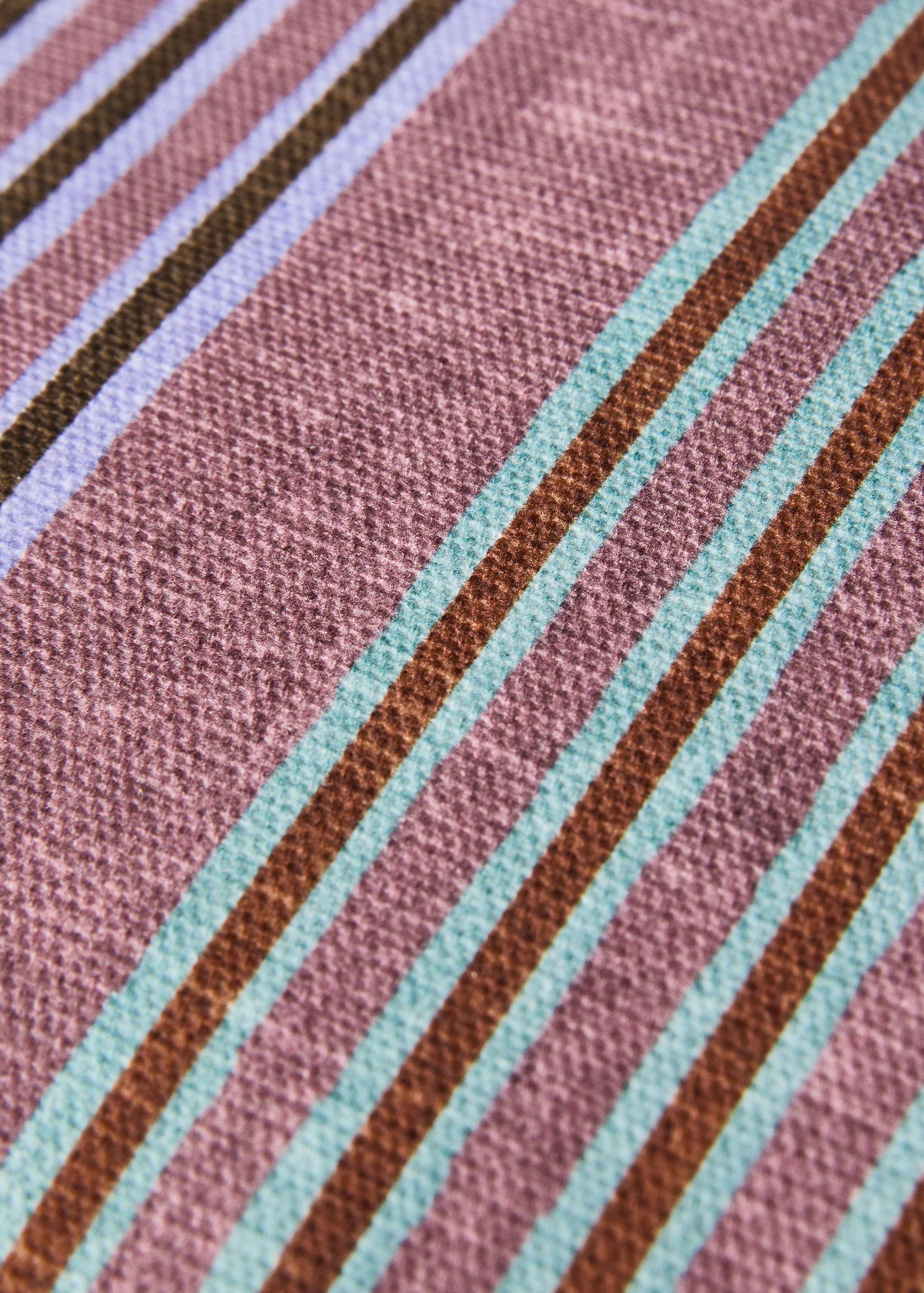 Multi-colored cushion cover with contrasting trim 30x50 cm - Details of the article 1