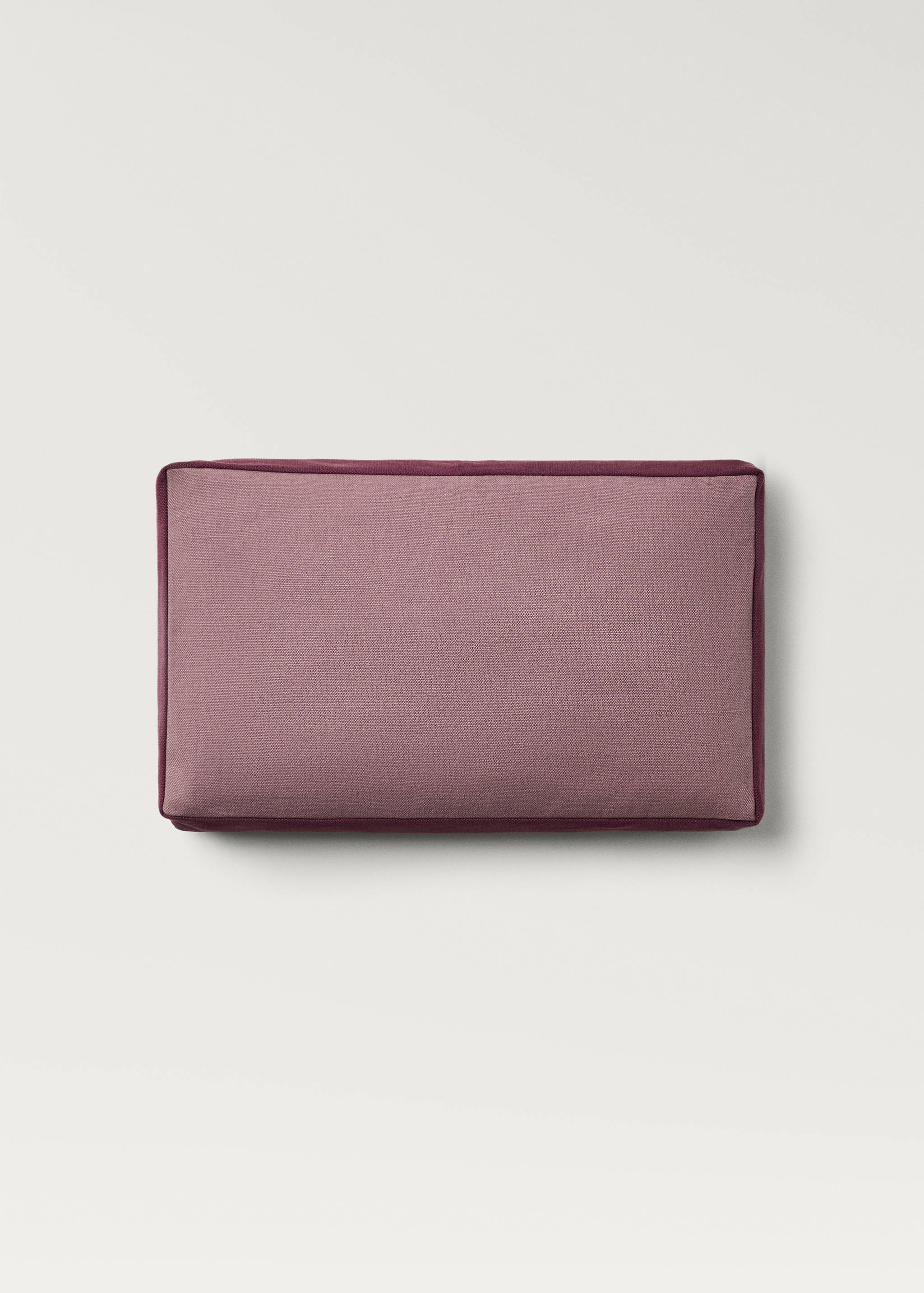 Funda cojín lino caja bicolor 30x50 cm - Artículo sin modelo