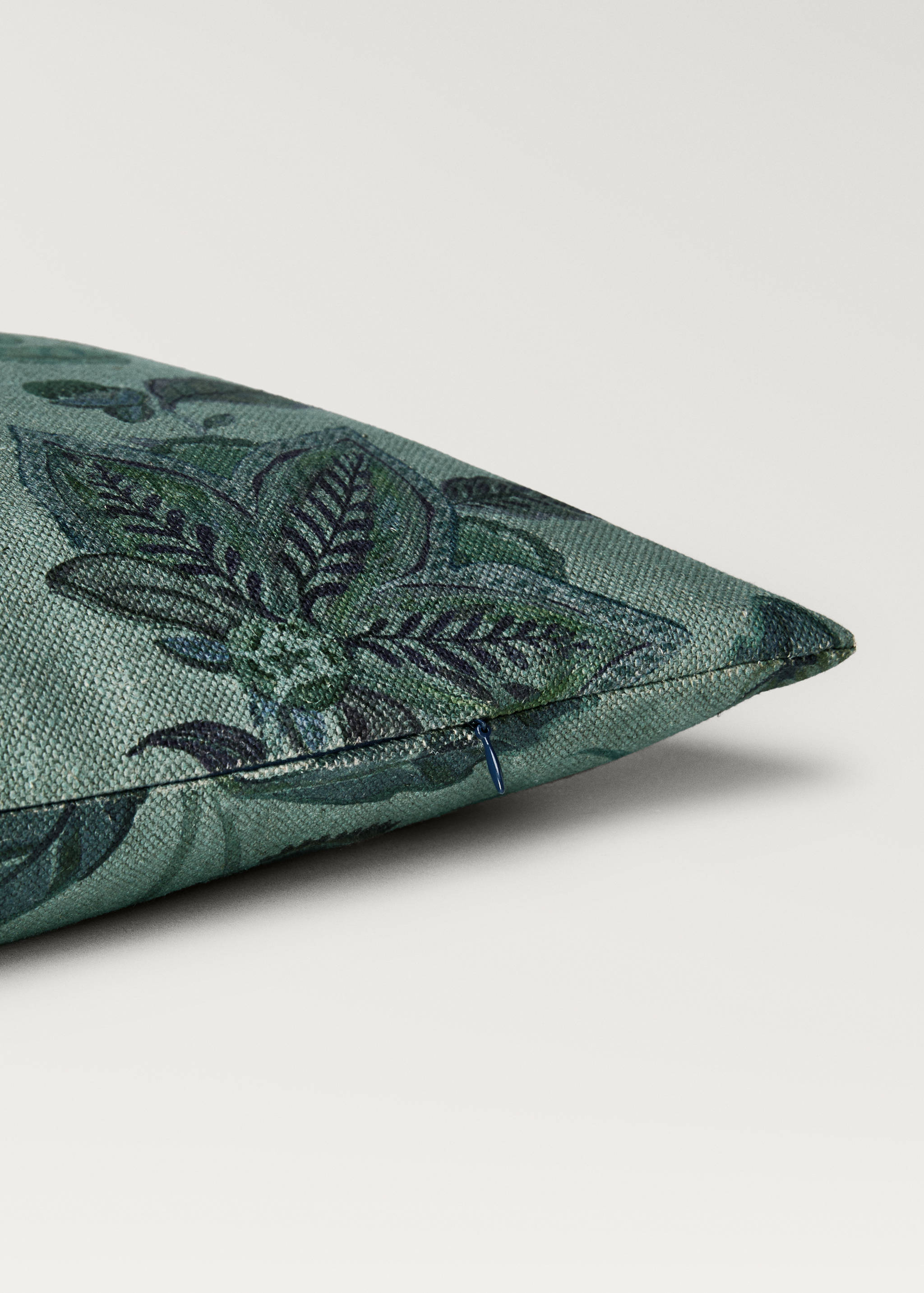 Linen floral-print cushion cover 40x60 cm - Details of the article 1