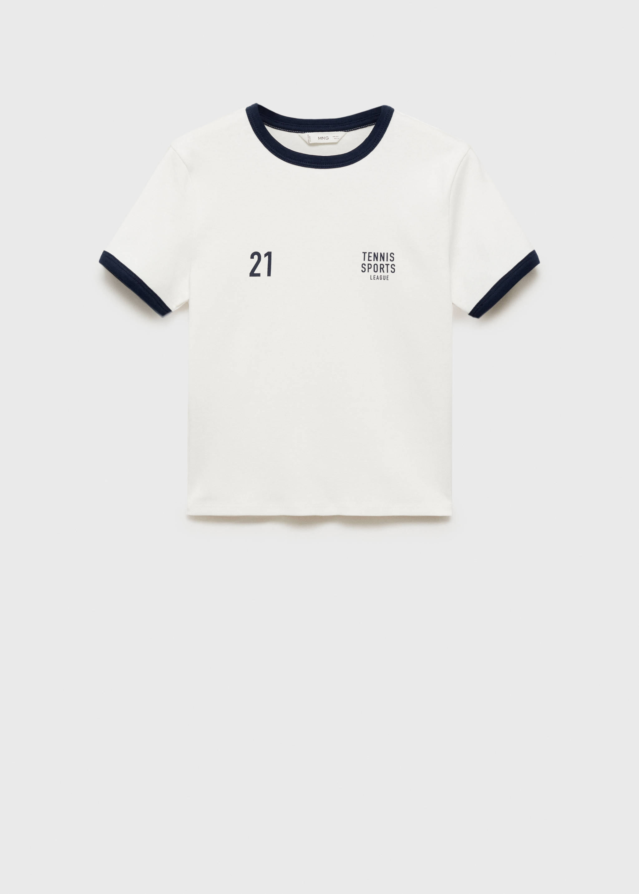 Camiseta crop algodón - Artículo sin modelo