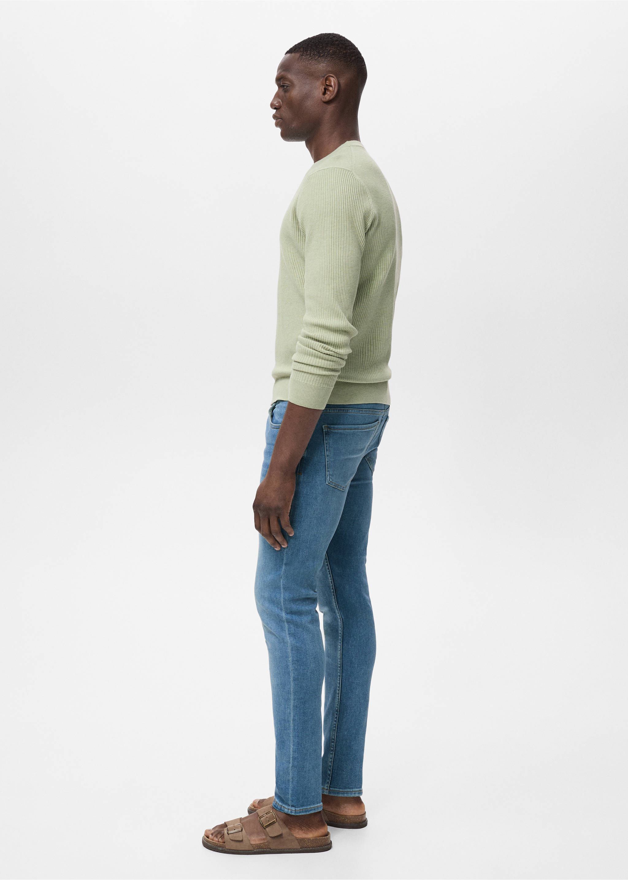 Jude skinny-fit jeans - Details of the article 3, Medium Blue. Ref: 87002898-00.