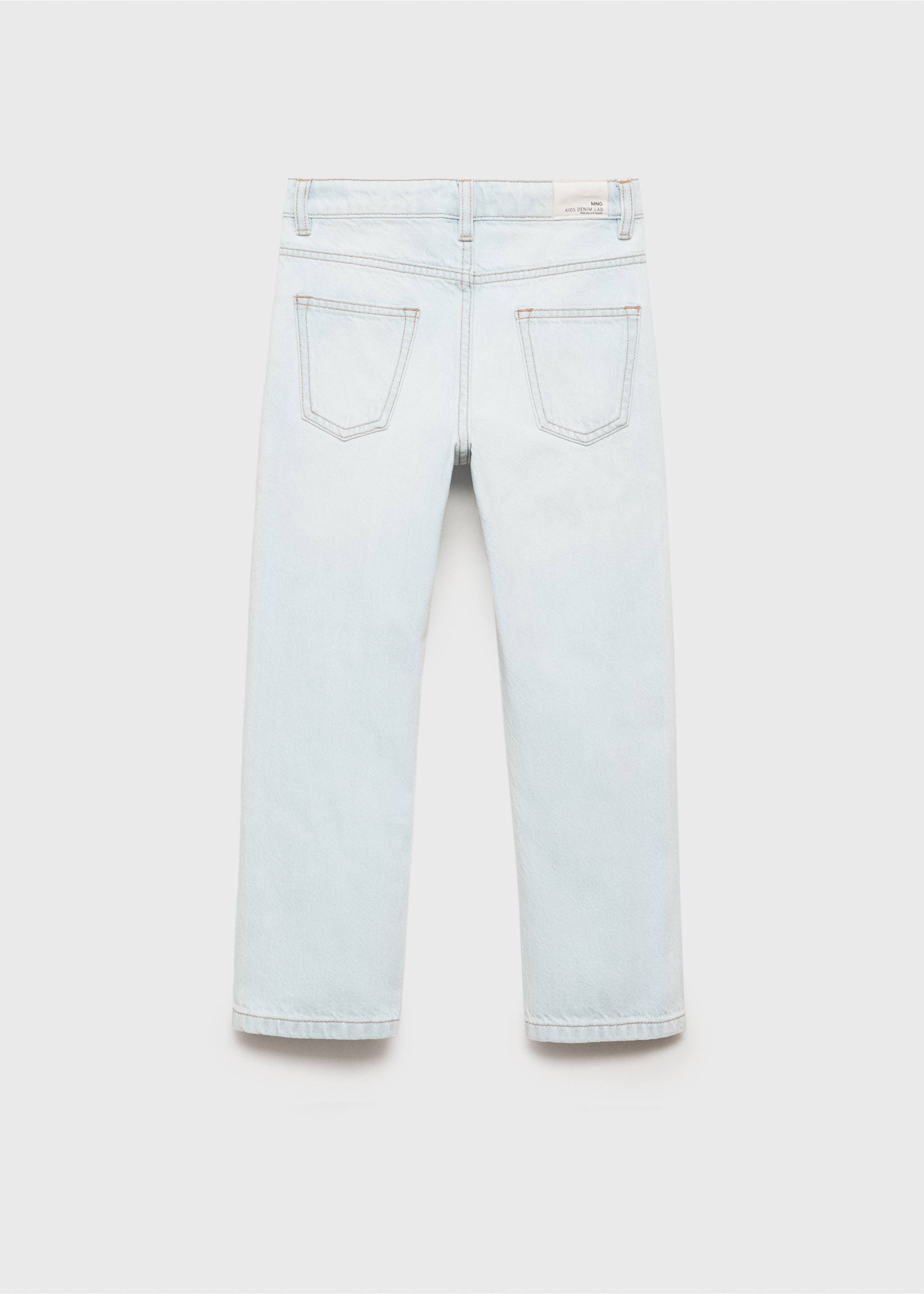 Jeans rotos decorativos - Reverso del artículo, Azul claro. Ref: 87002900-00.