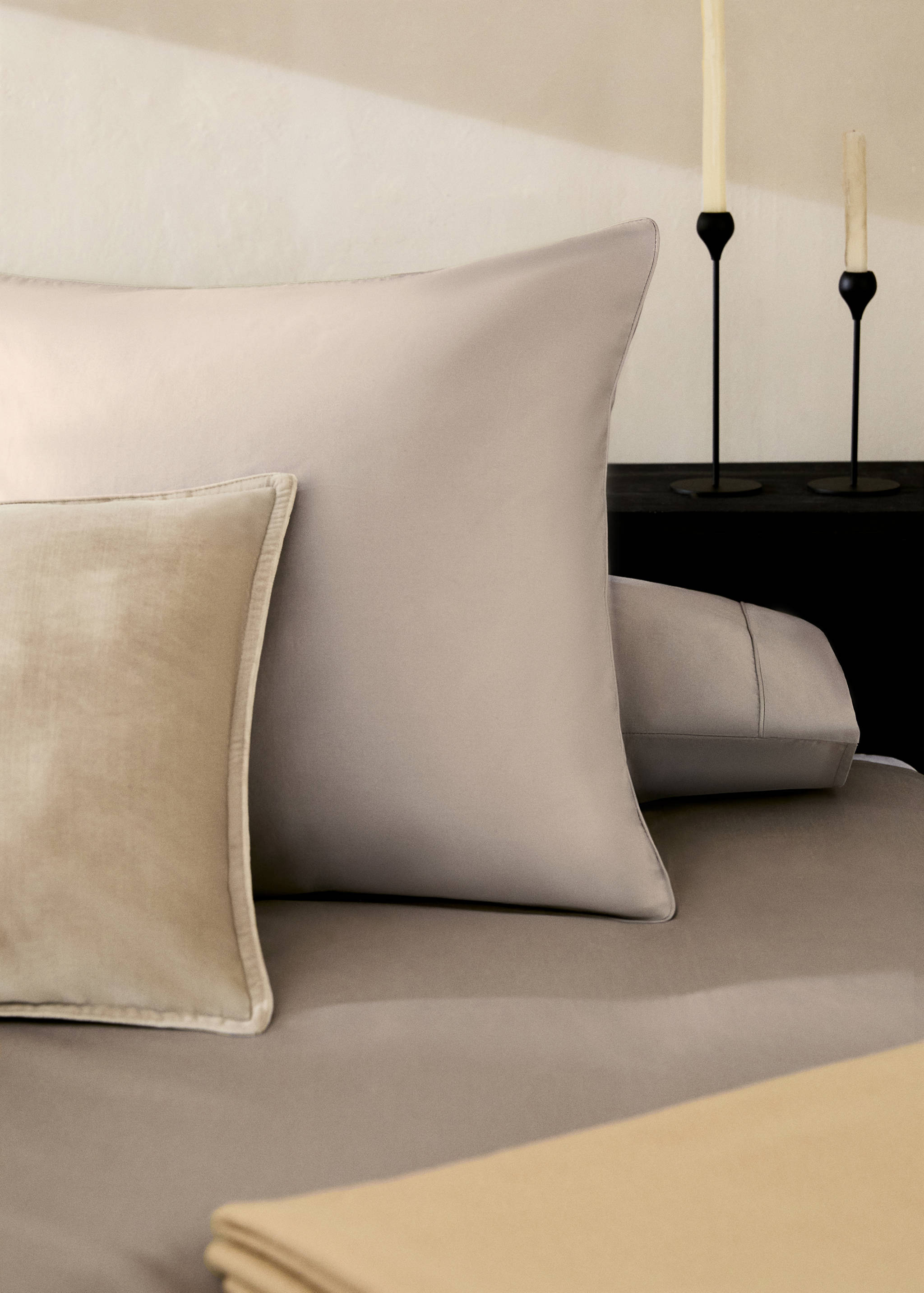 600-thread count satin cotton duvet cover Single bed - Details of the article 7