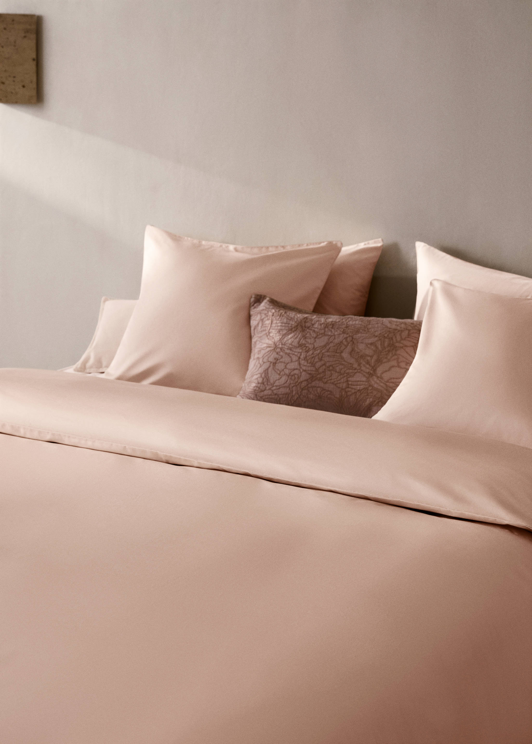 600-thread count satin cotton duvet cover Single bed - Details of the article 7