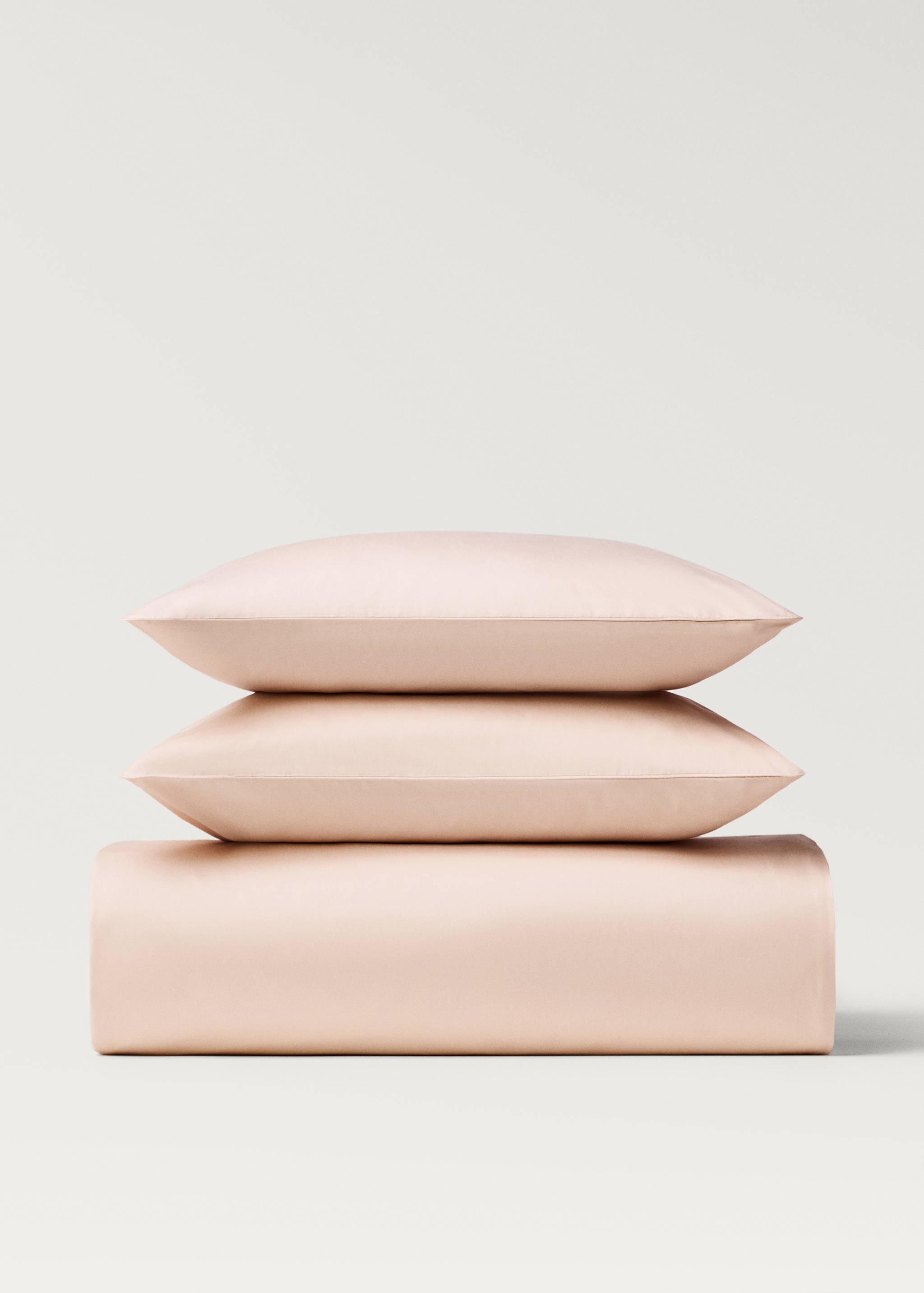 600-thread count satin cotton duvet cover Single bed - Article without model