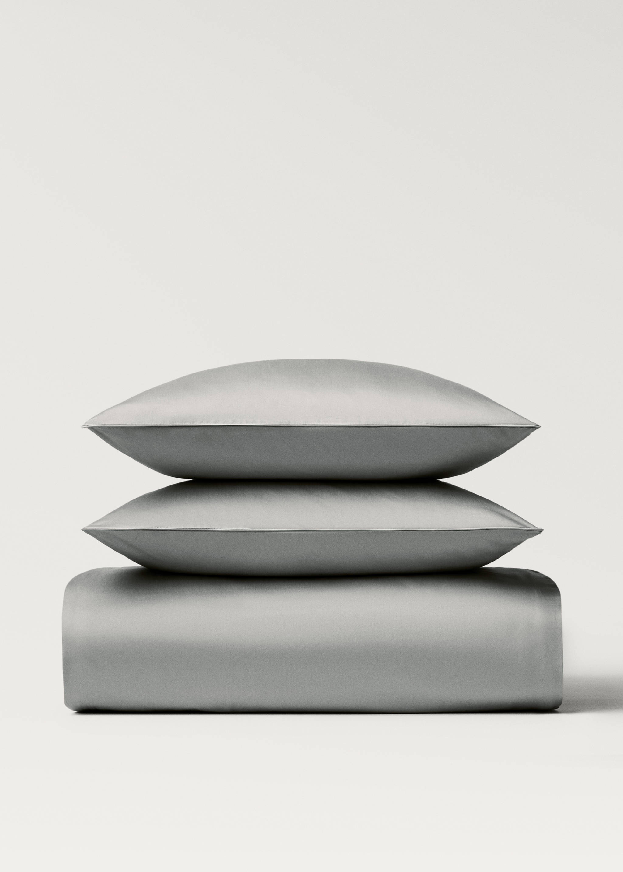 600-thread count satin cotton duvet cover Single bed - Article without model