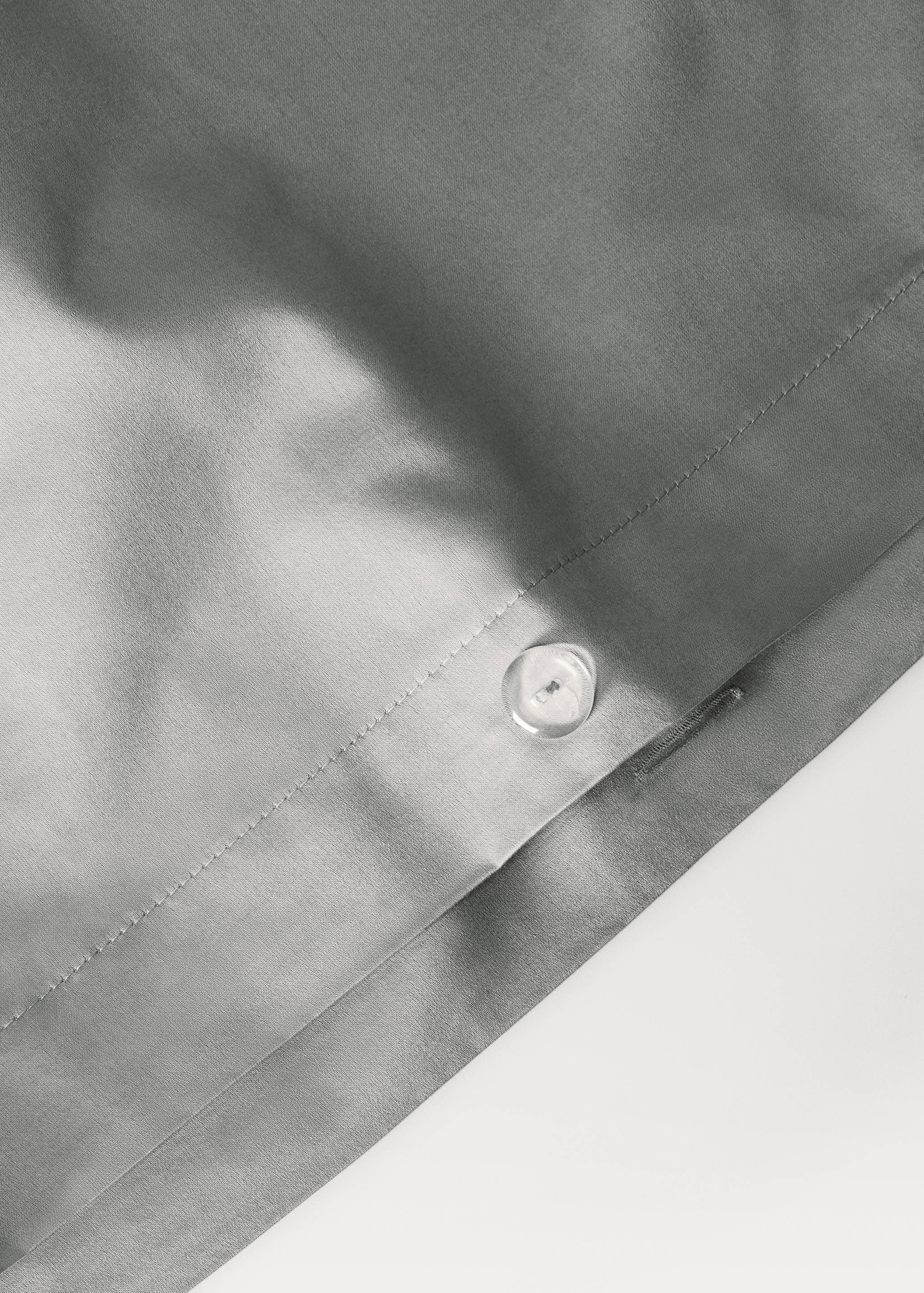 600-thread count satin cotton duvet cover Single bed - Details of the article 2