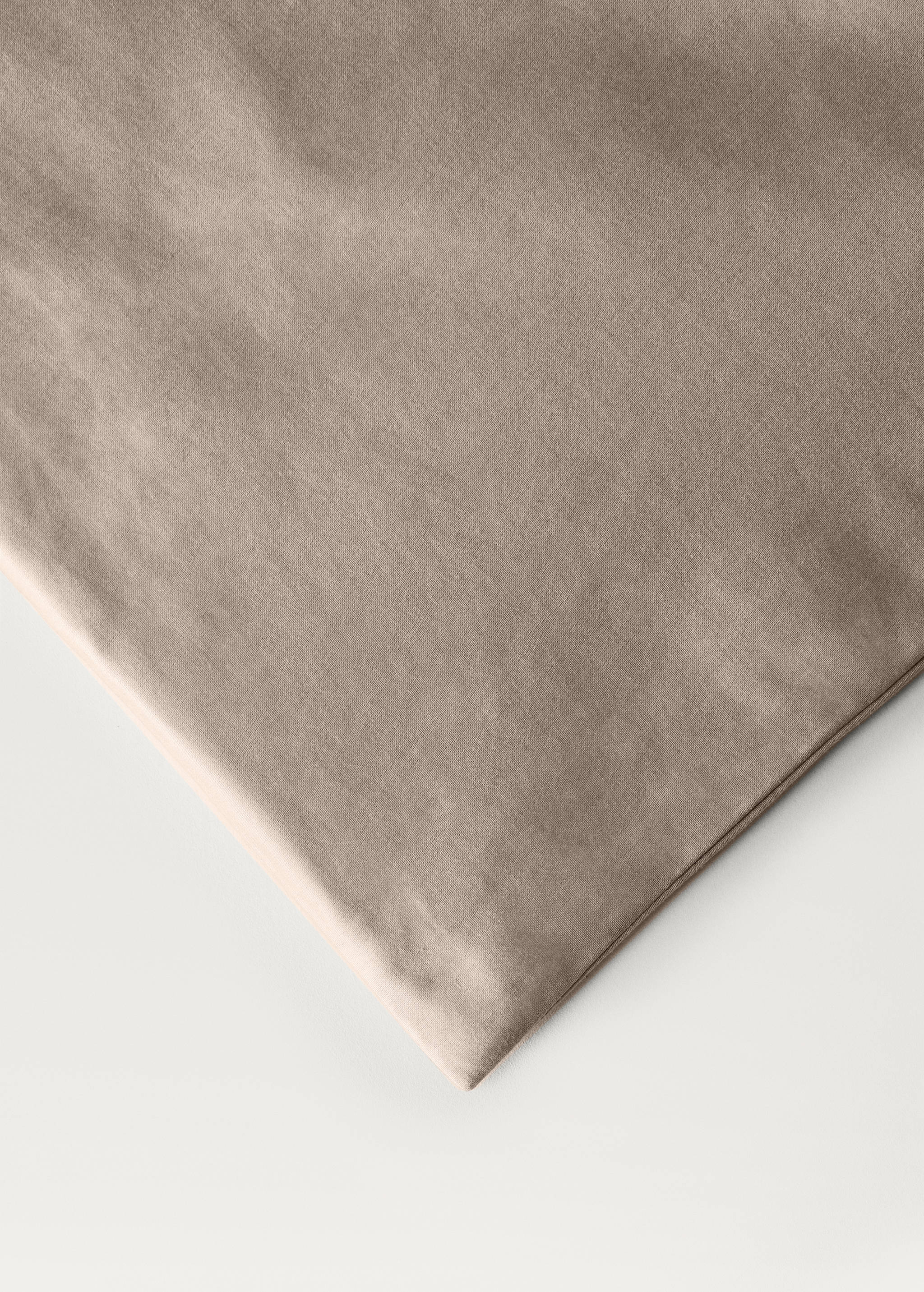 600 threads satin cotton duvet cover Superking bed - Details of the article 2