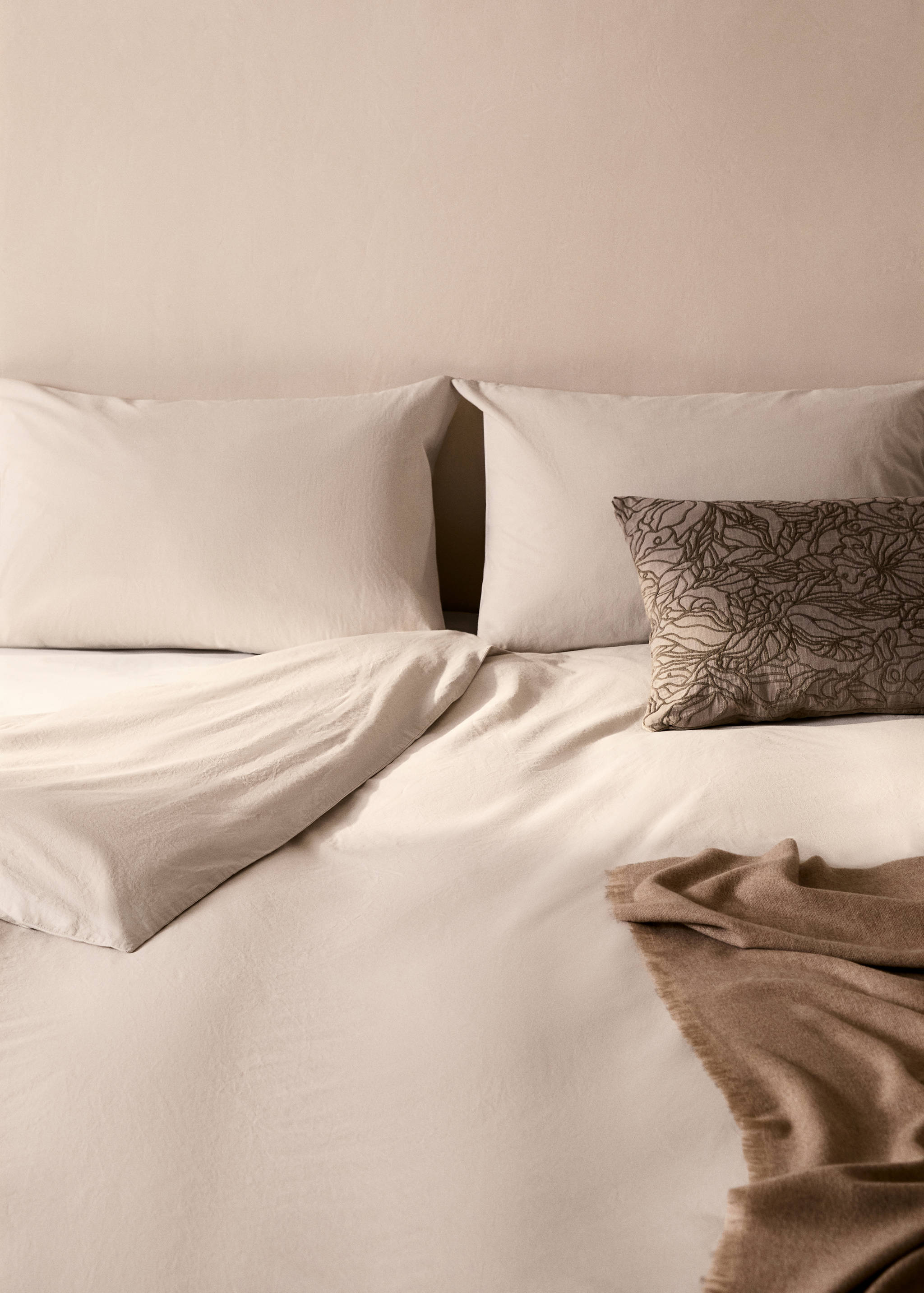 Washed-cotton duvet cover Single bed - Details of the article 7