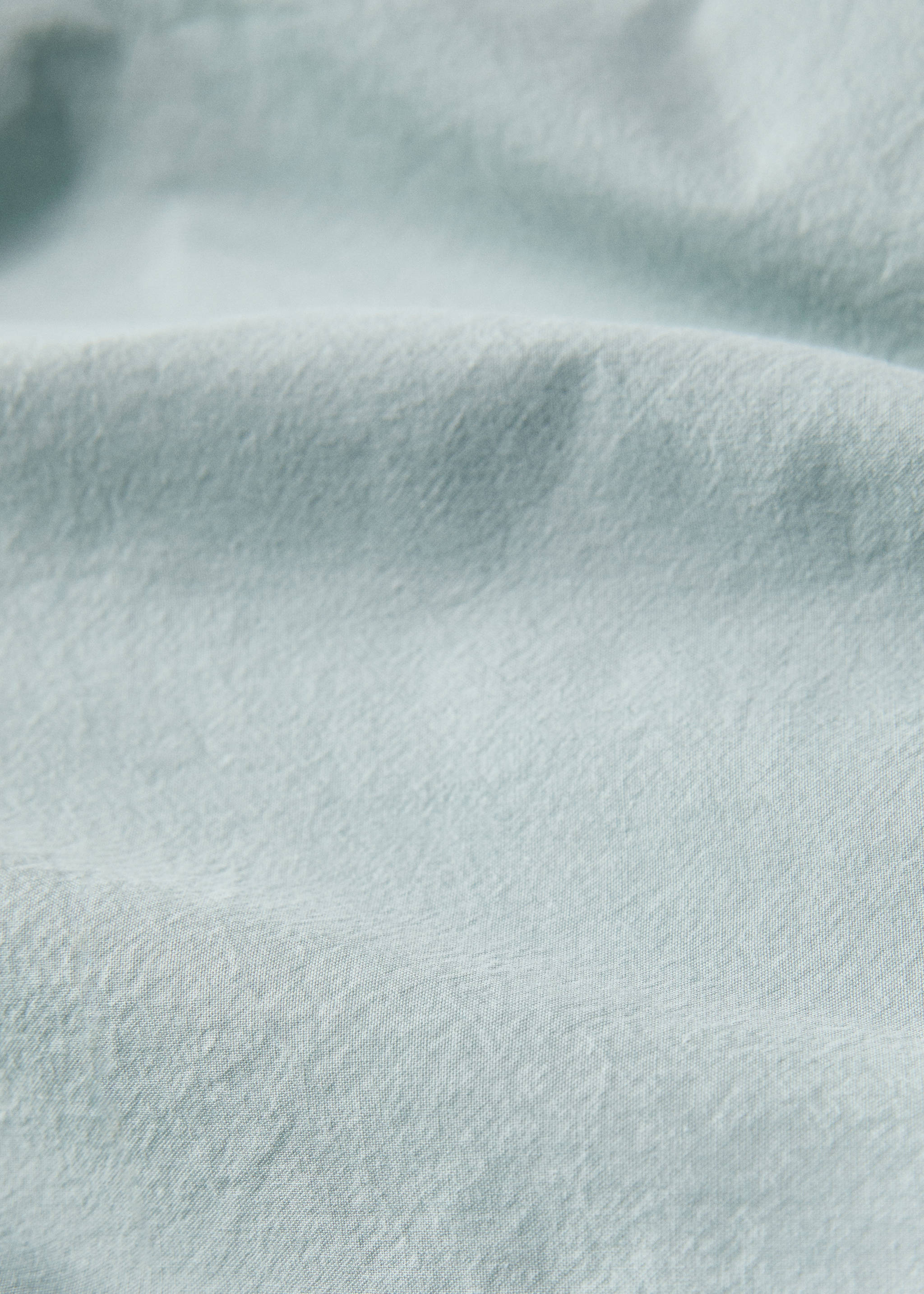 Washed-cotton duvet cover Single bed - Details of the article 2