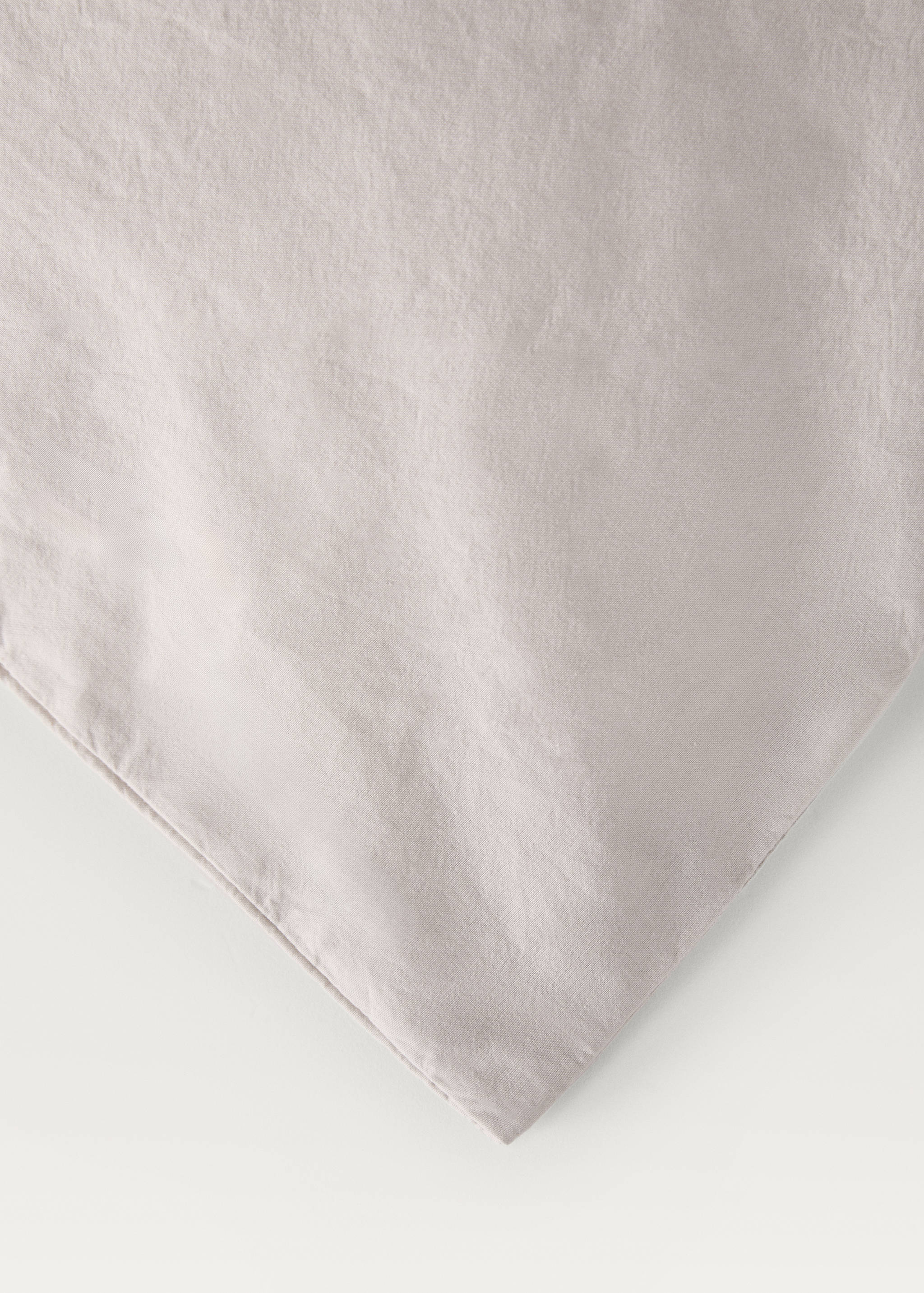 Washed-cotton duvet cover Queen bed - Details of the article 3