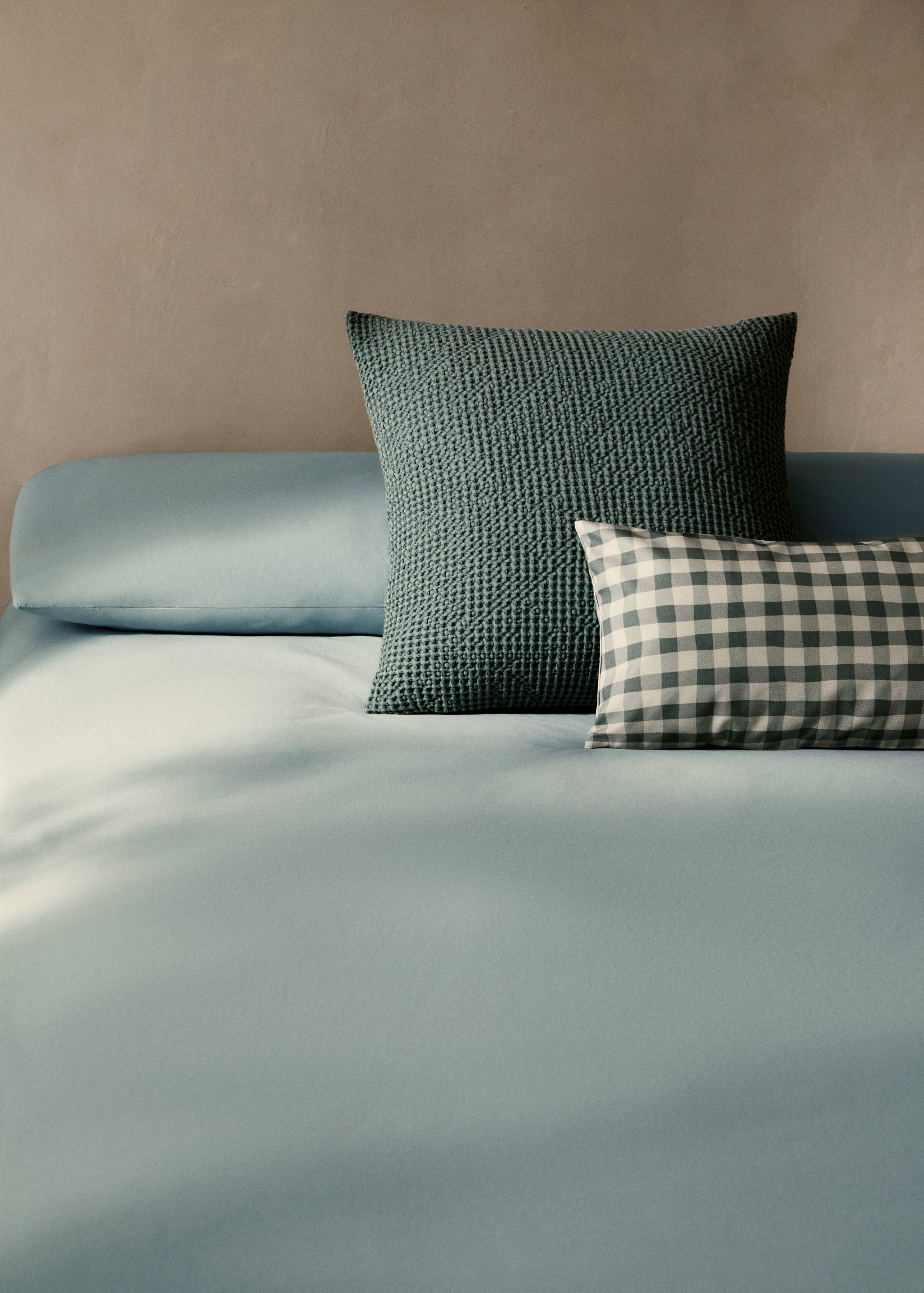 Washed-cotton duvet cover Queen bed - Details of the article 7