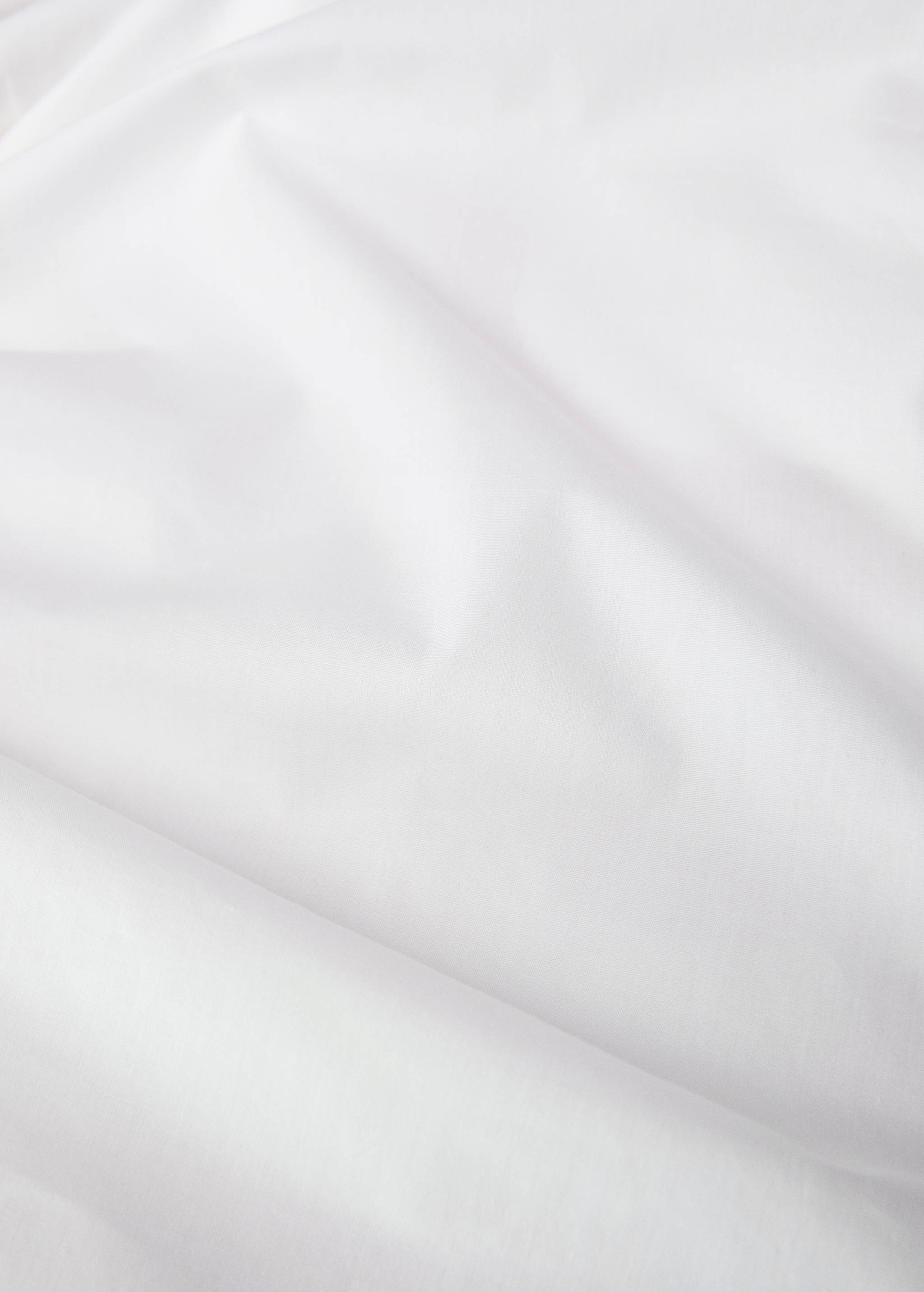 Cotton percale duvet cover with overlock for 150/160 cm bed - Details of the article 2