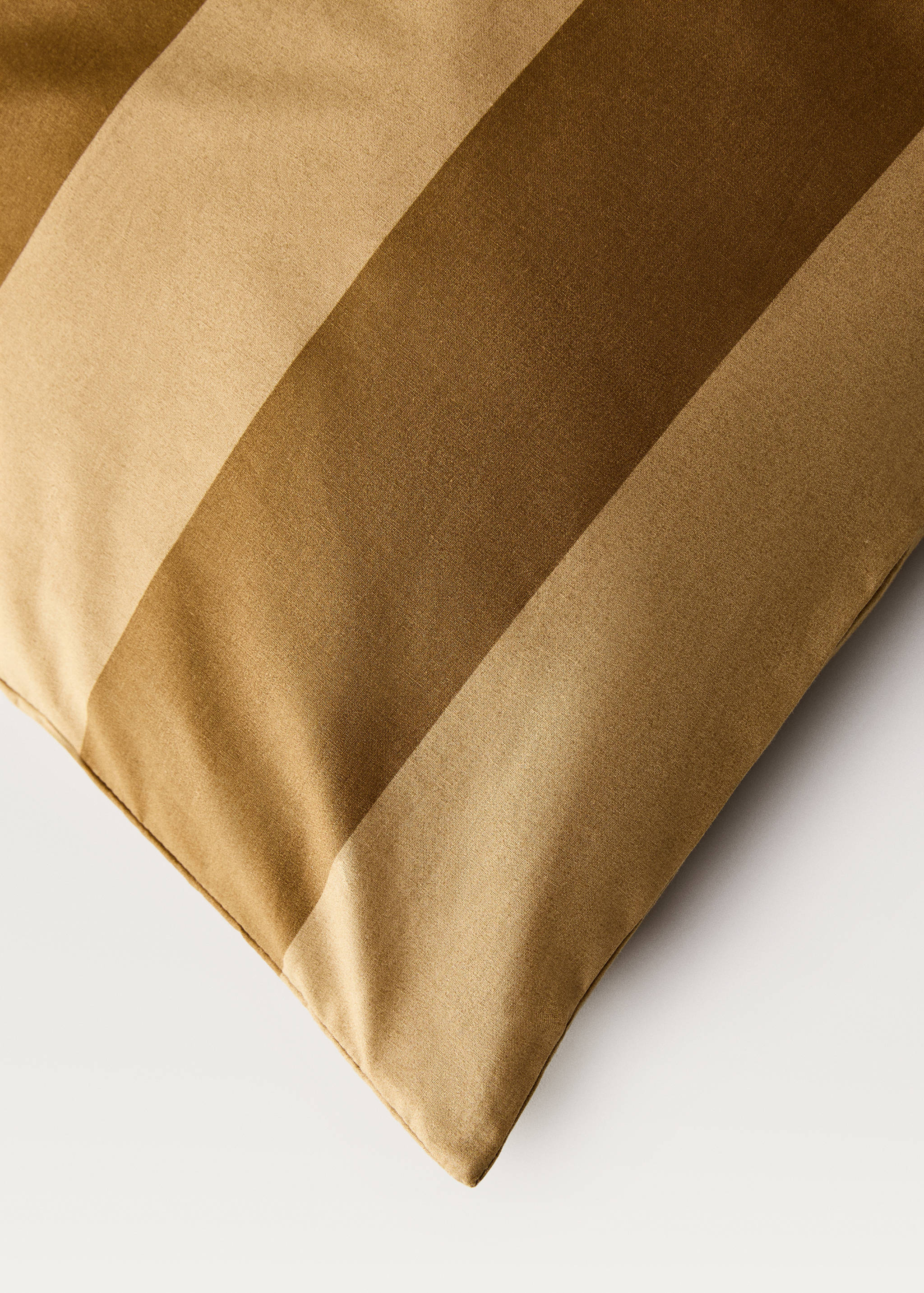 500-thread cotton percale striped duvet cover for 90 cm bed - Details of the article 2