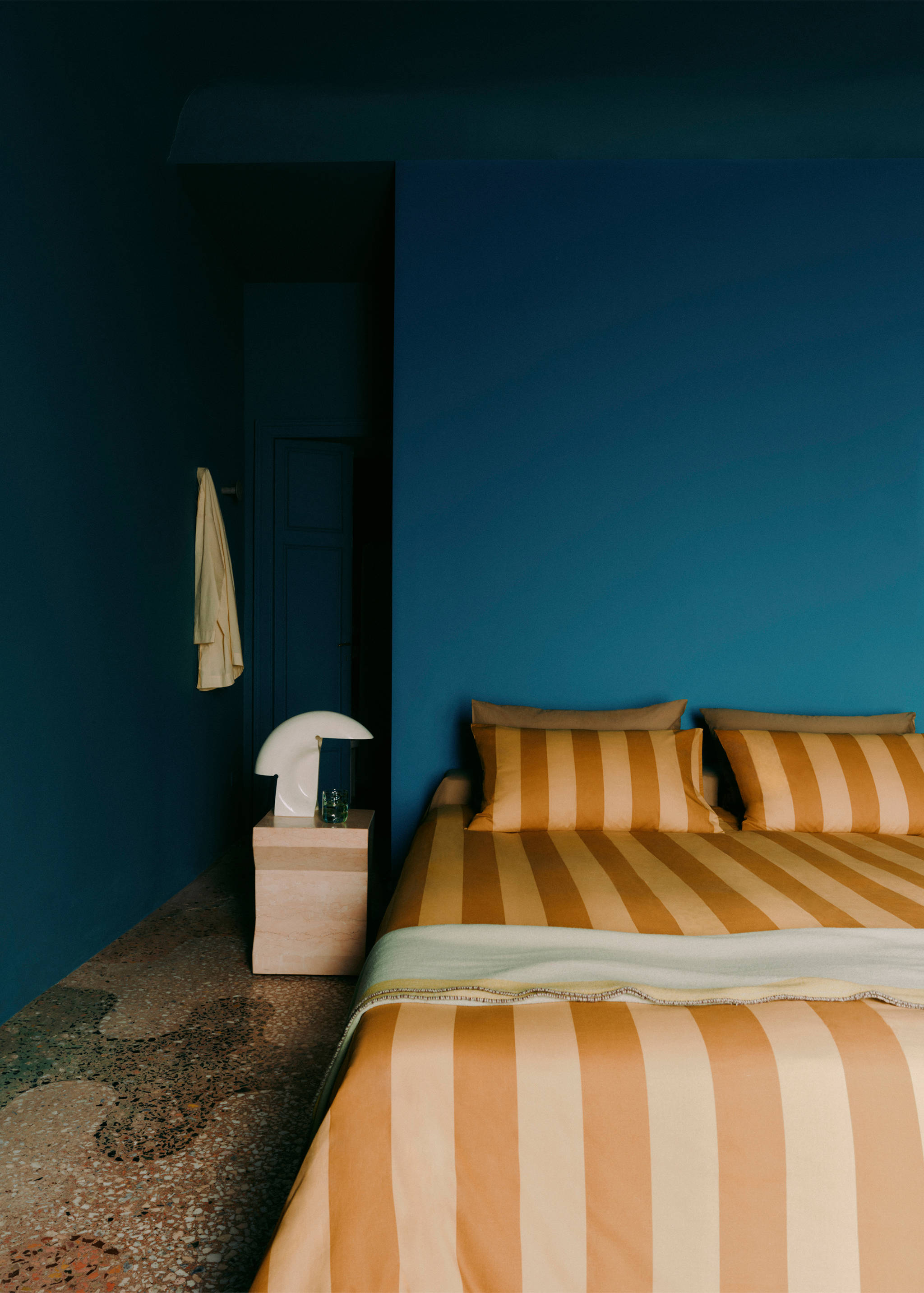 500-thread cotton percale striped duvet cover for 180/200 cm bed - Details of the article 6