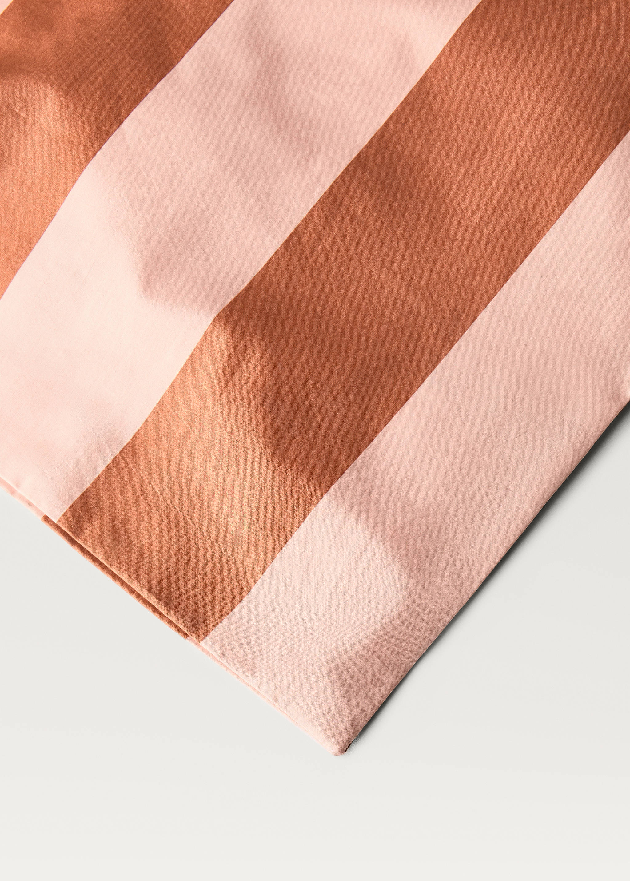 500-thread cotton percale striped duvet cover for 180/200 cm bed - Details of the article 3
