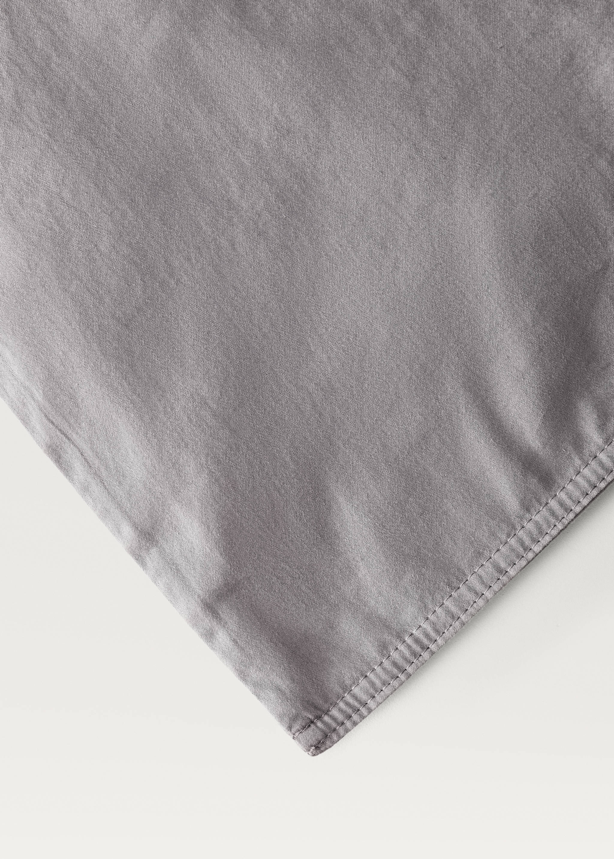 Funda nórdica algodón satén lavado doble pespunte cama 135/140 cm - Detalle del artículo 1