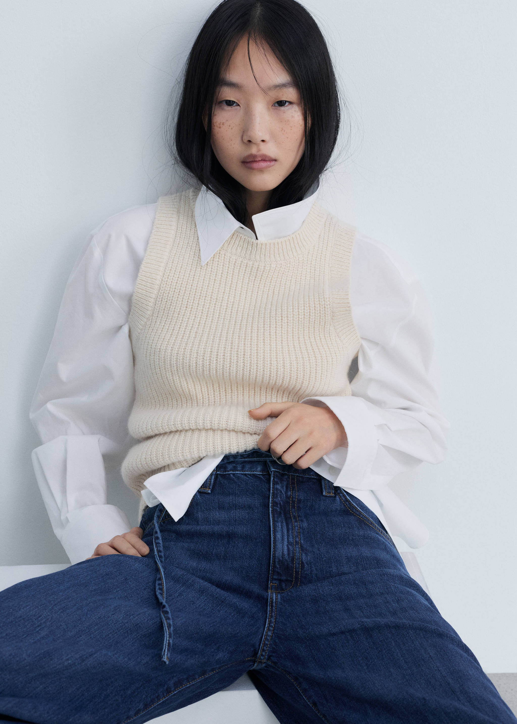 Jean large avec ceinture - Détail de l'article 2