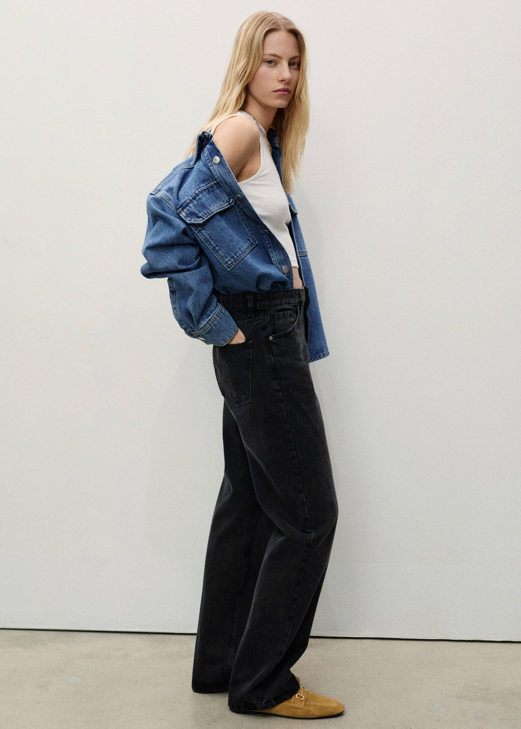 Miami medium-rise straight-fit jeans - Details of the article 2