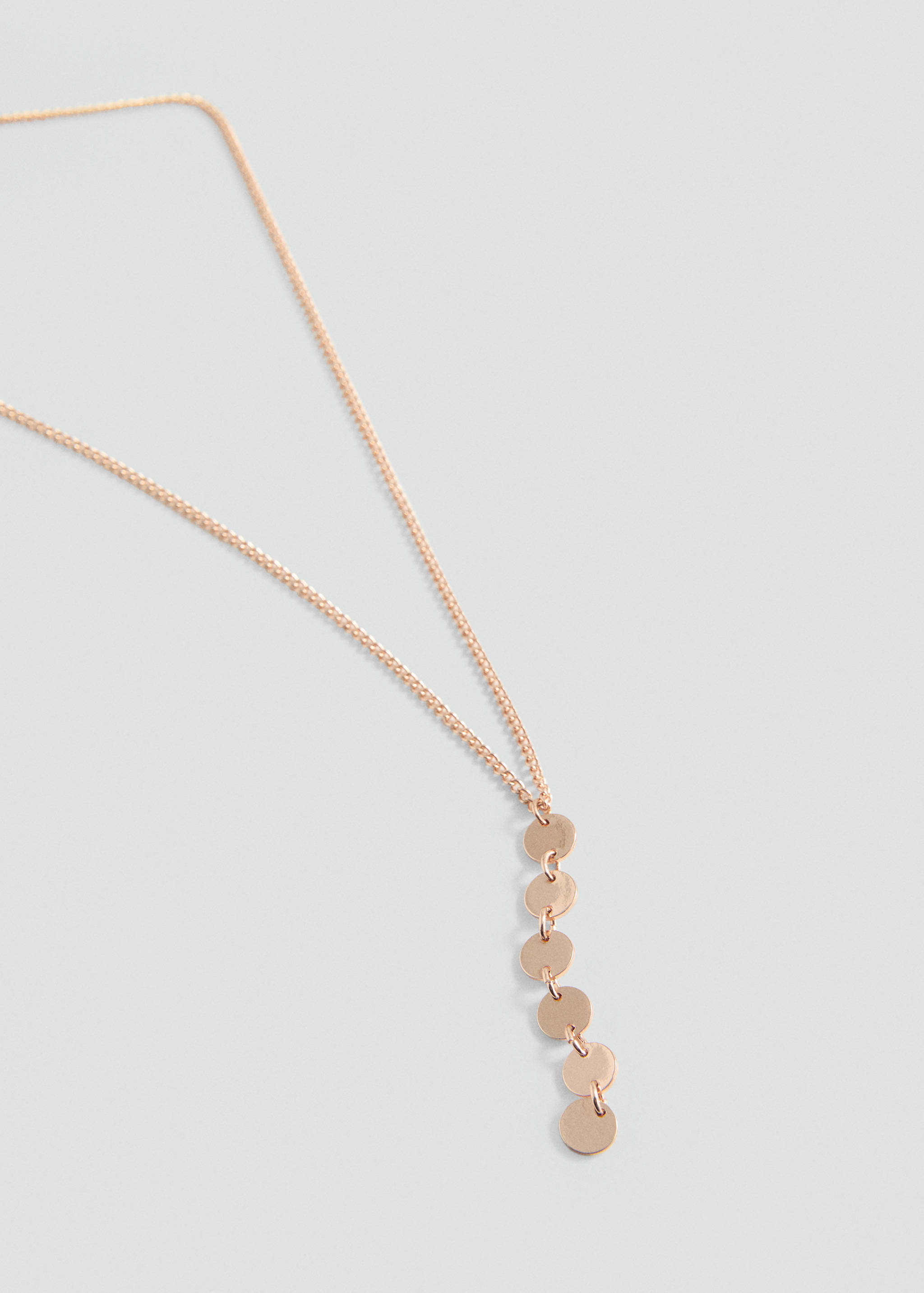 Pendant long necklace - Medium plane