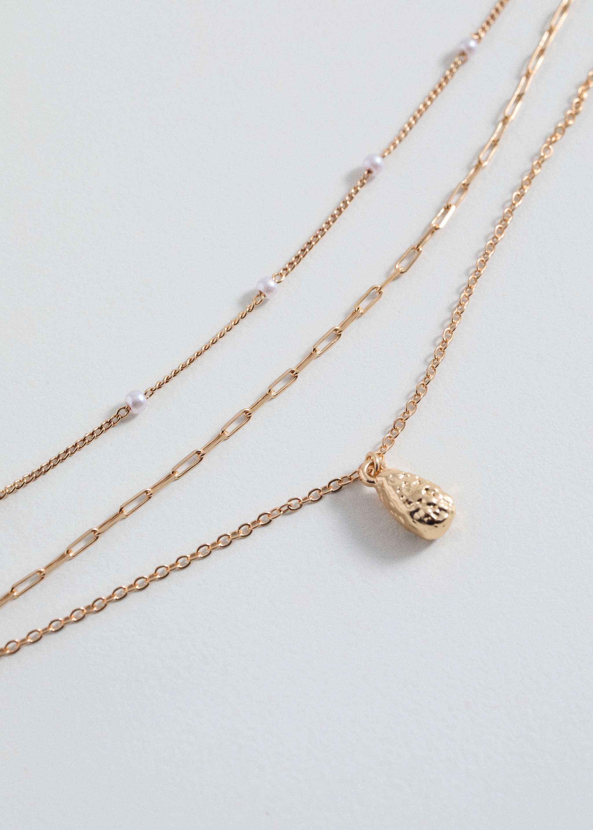 Chain necklace set - Medium plane