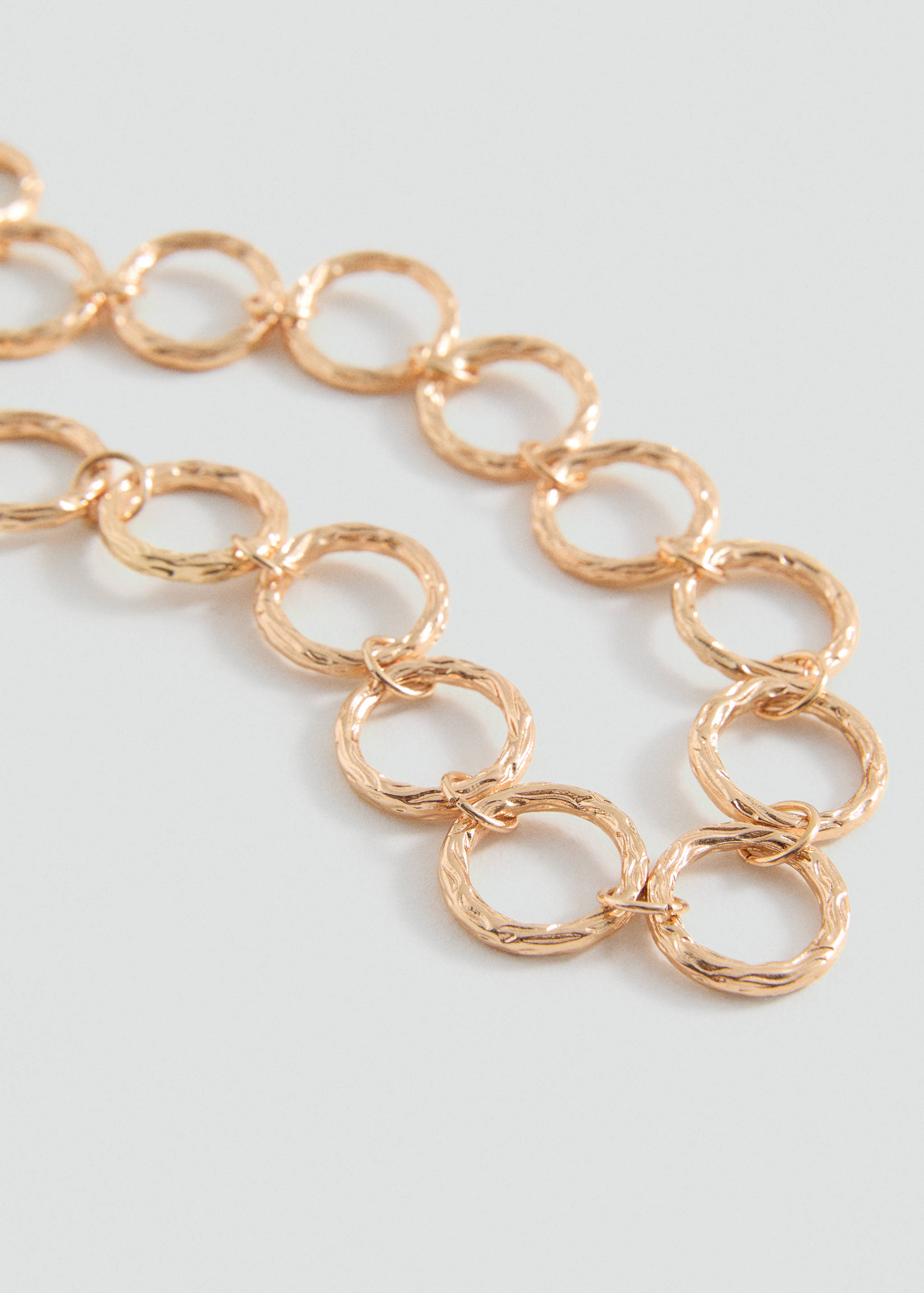 Combined hoops necklace - Medium plane