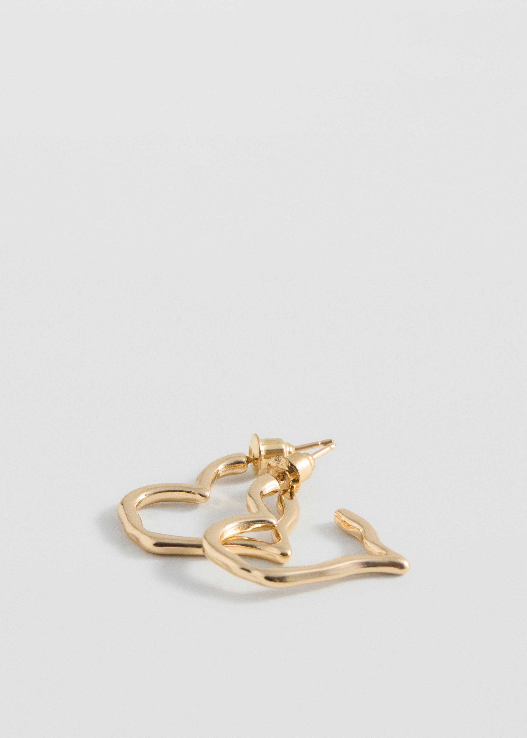 Heart-shape earrings - Medium plane