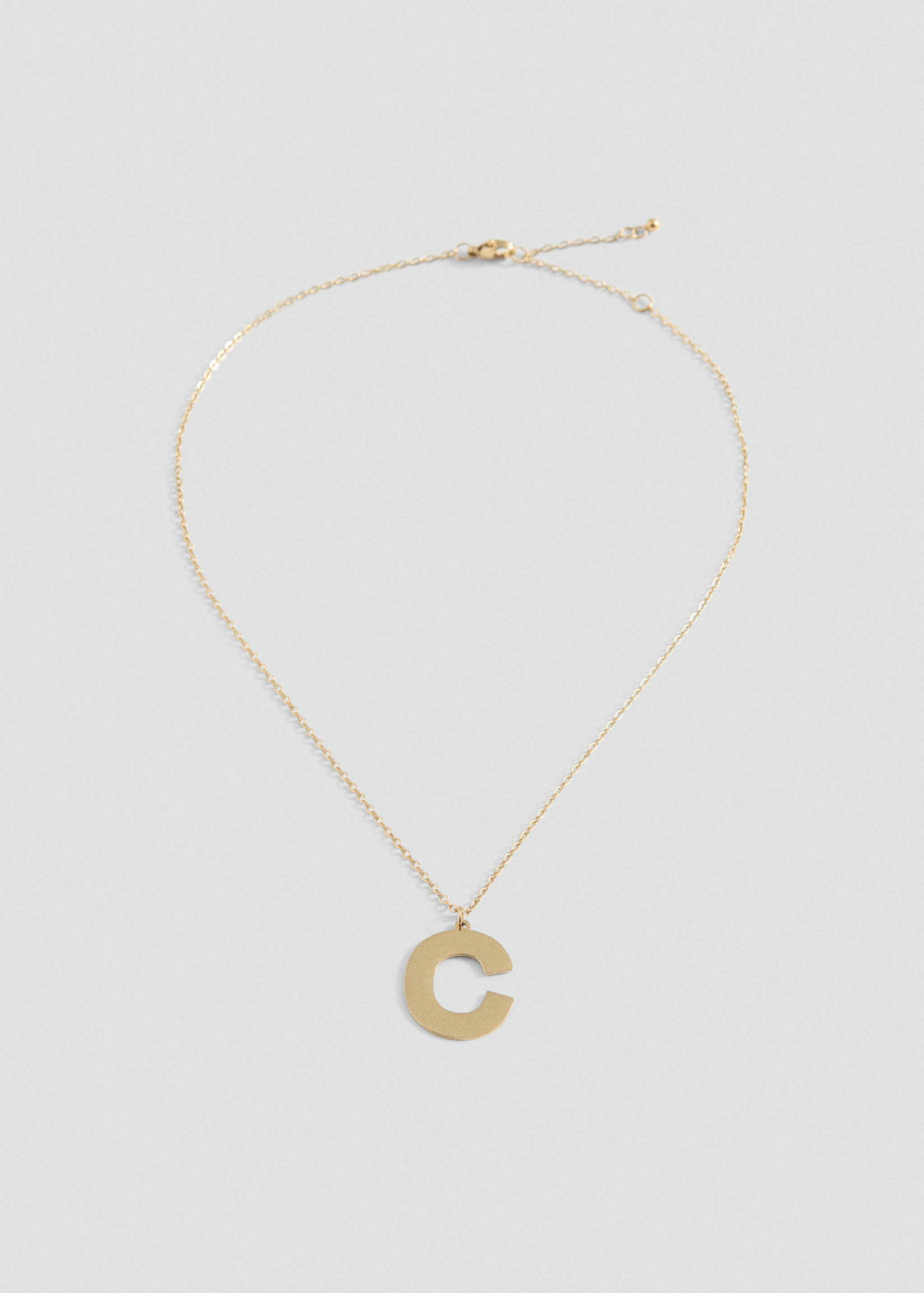 Letter Pendant Necklace - Article without model