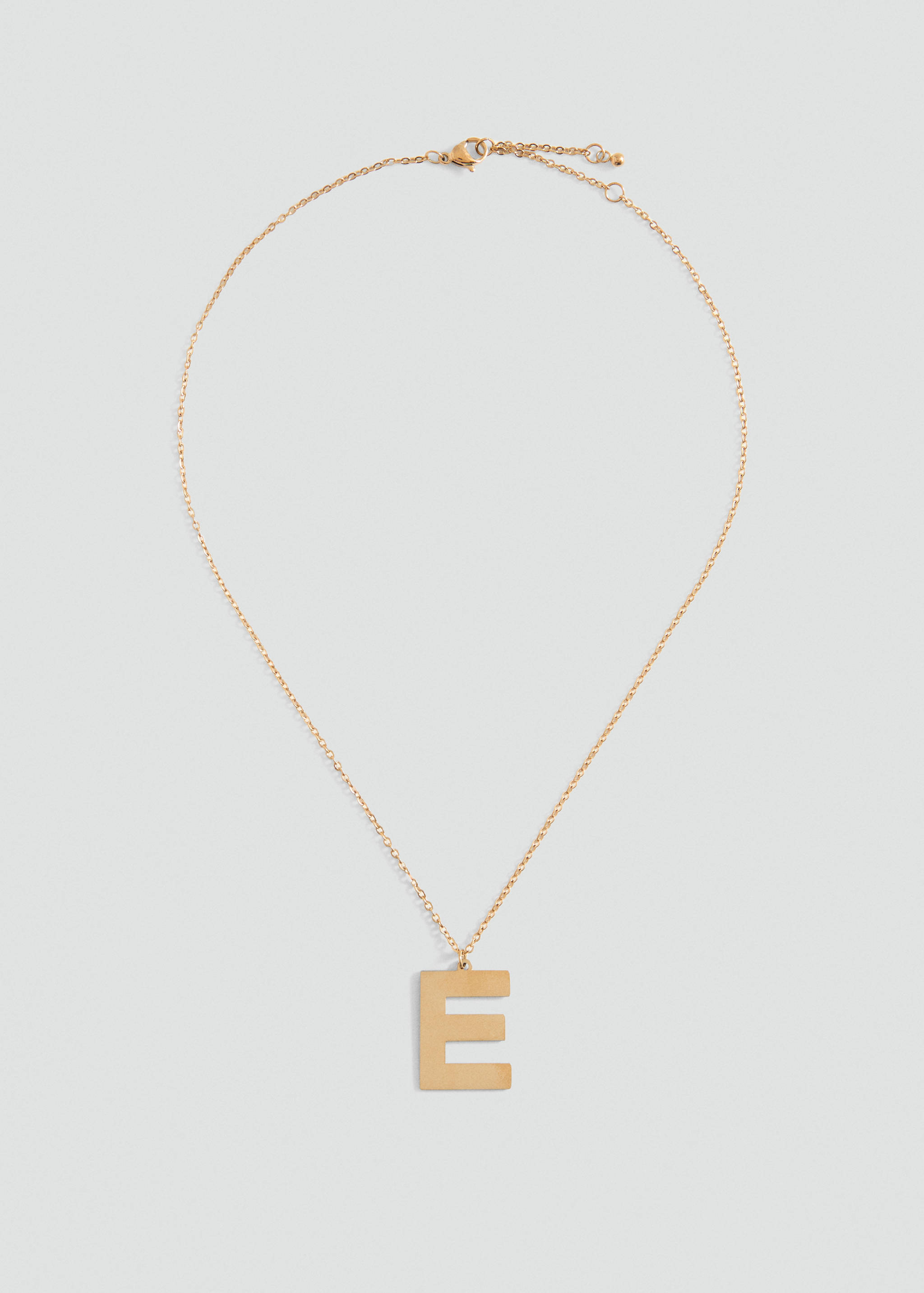 Letter Pendant Necklace - Article without model