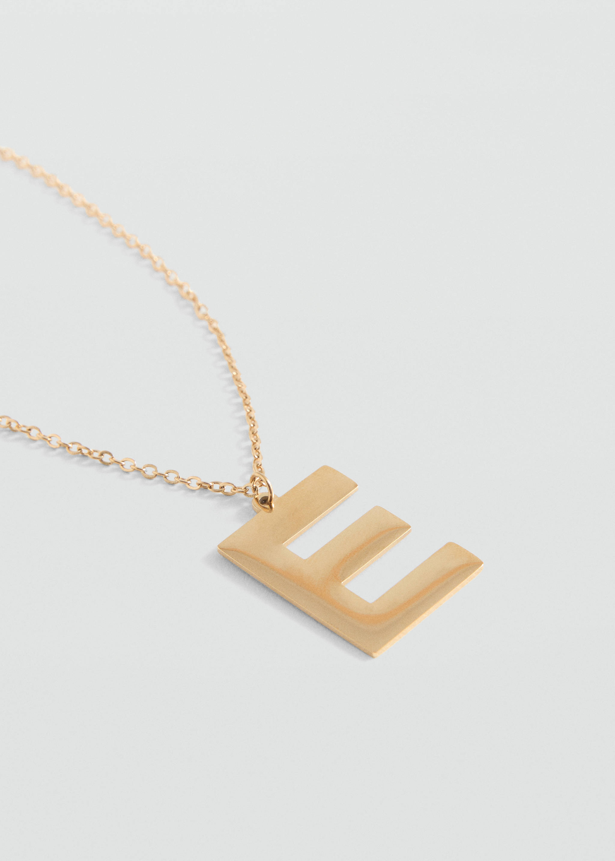 Letter Pendant Necklace - Medium plane