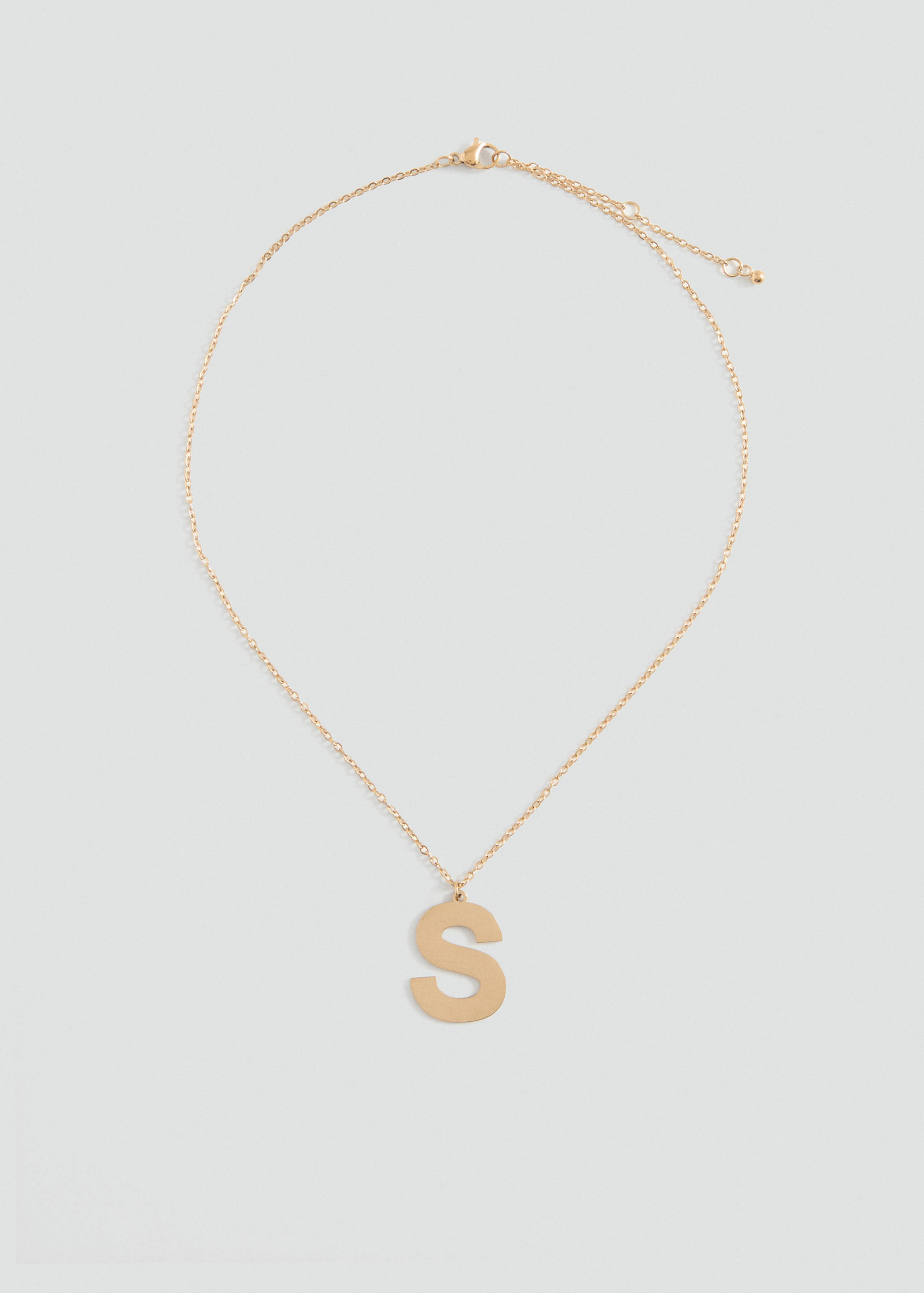 Letter Pendant Necklace - Article without model
