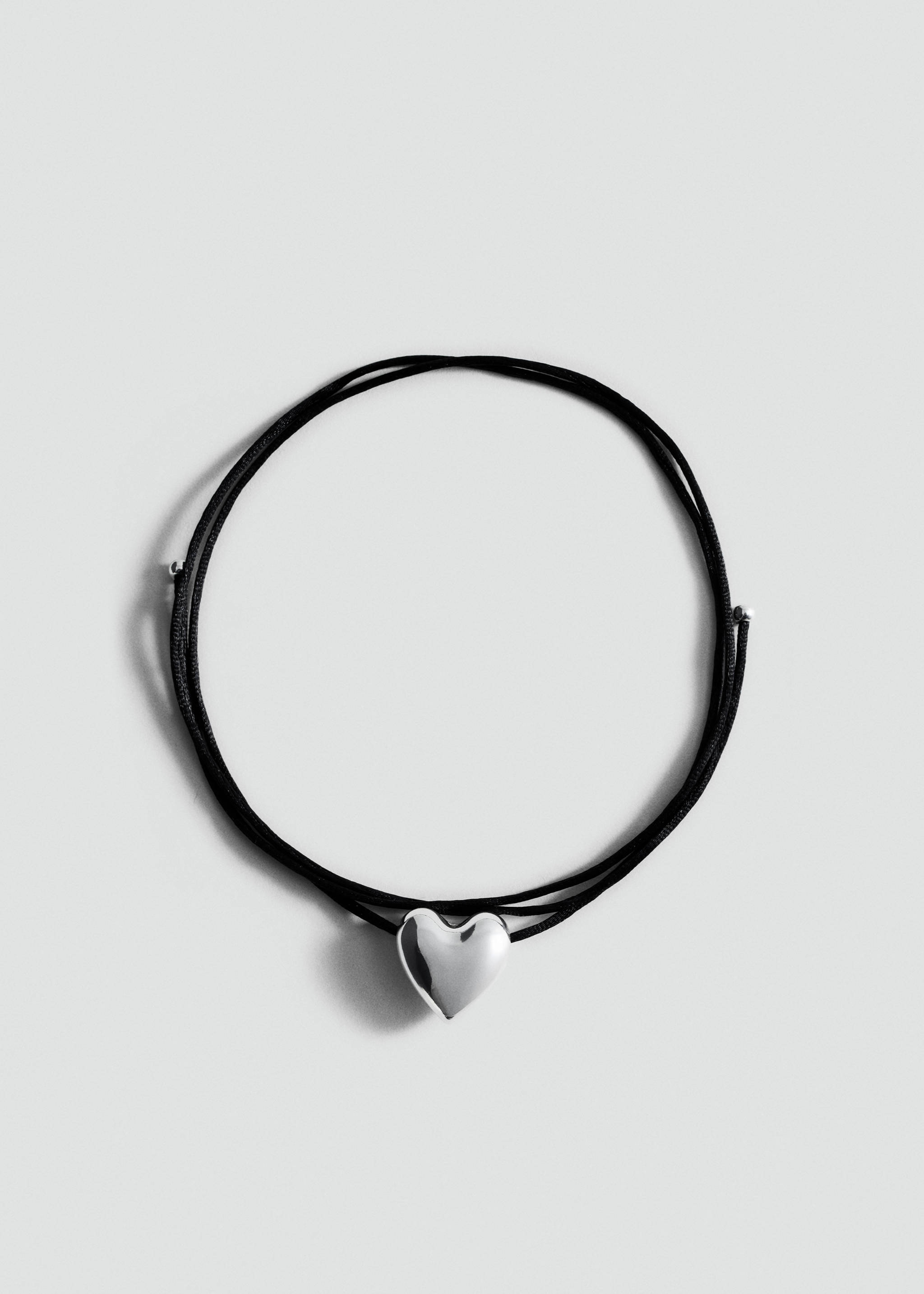 Heart cord necklace - Article without model