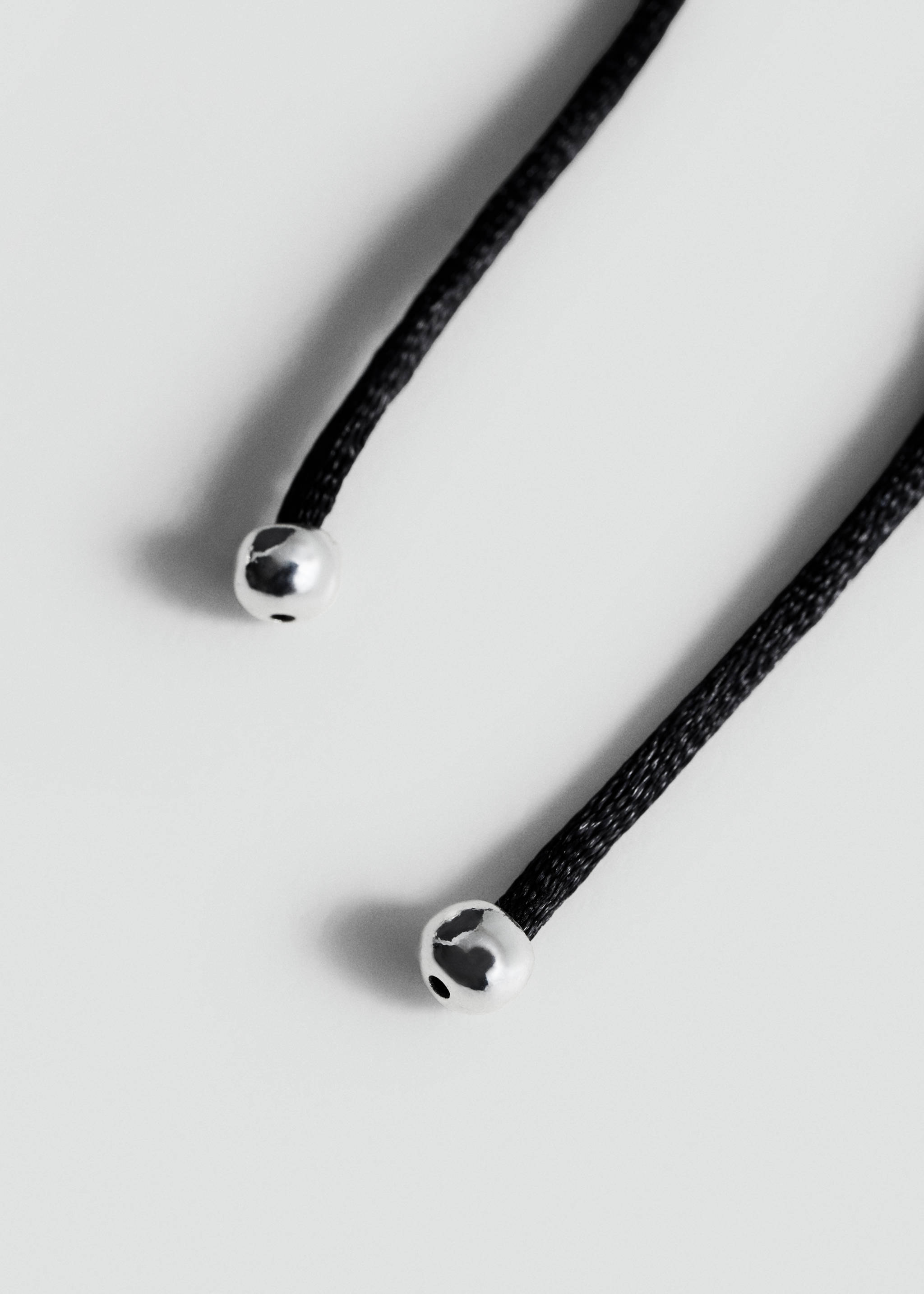 Heart cord necklace - Details of the article 1