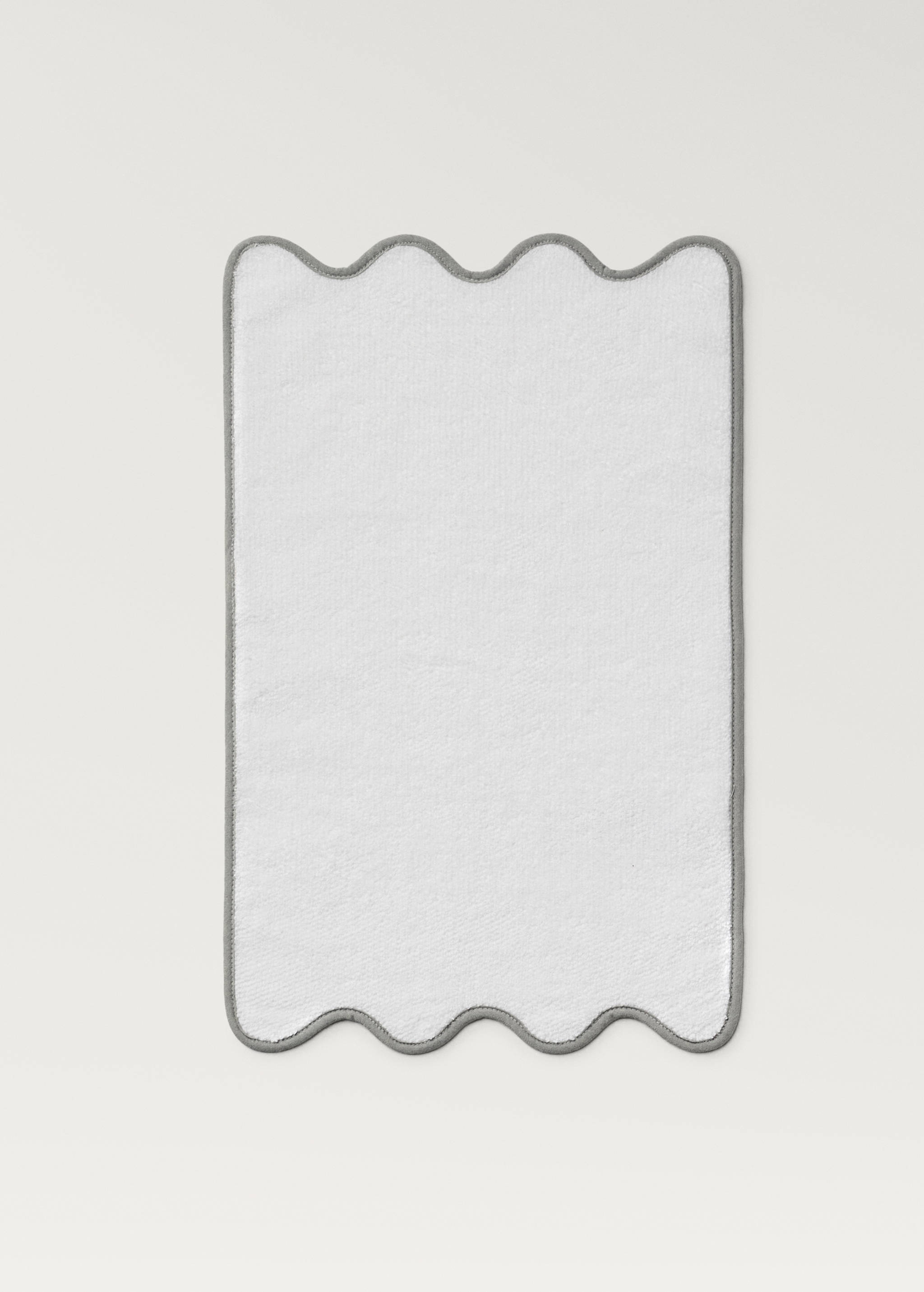 Rice-stitch hand towel with waves - Details of the article 4