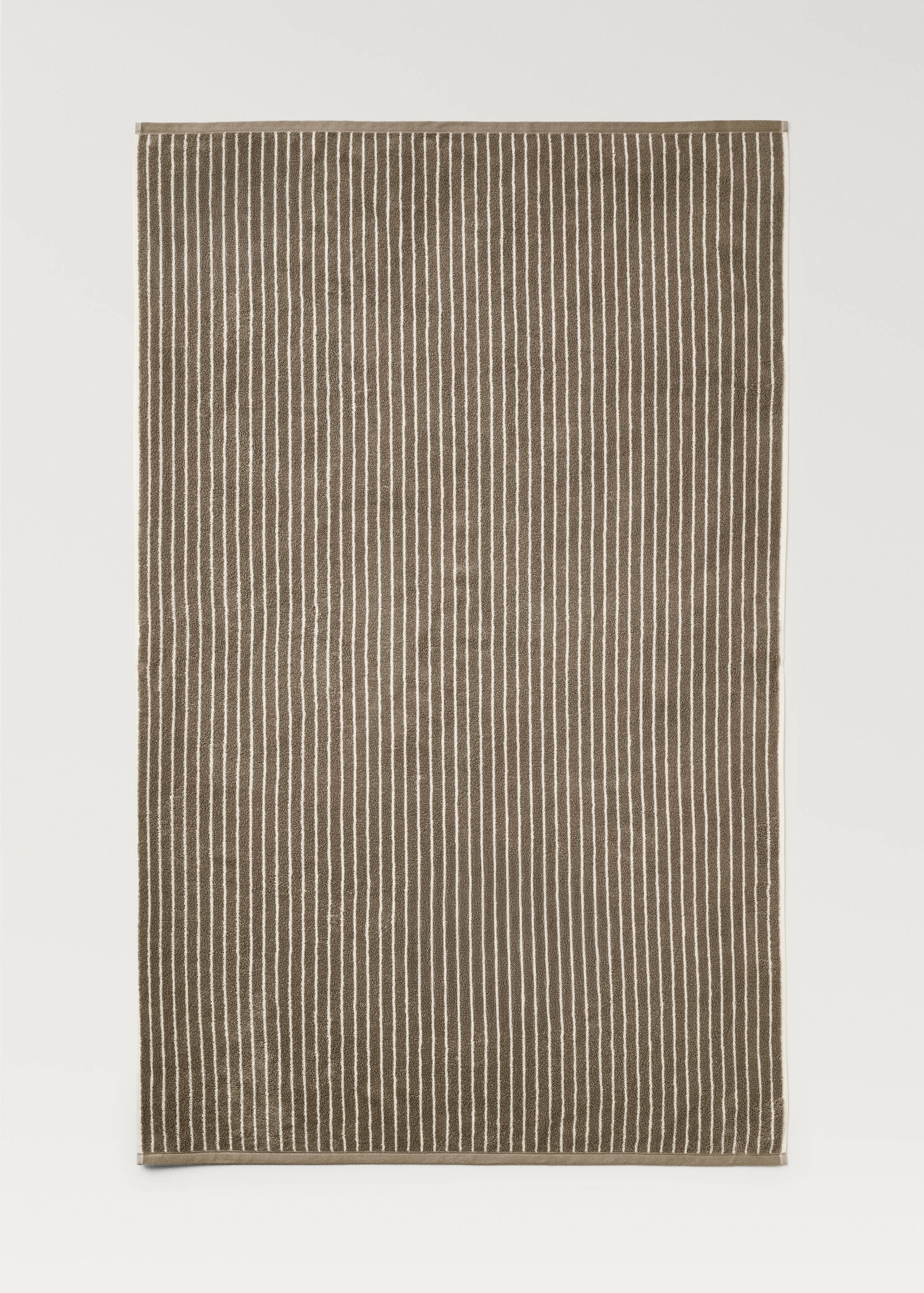 Two-toned stripe bath towel - Details of the article 4