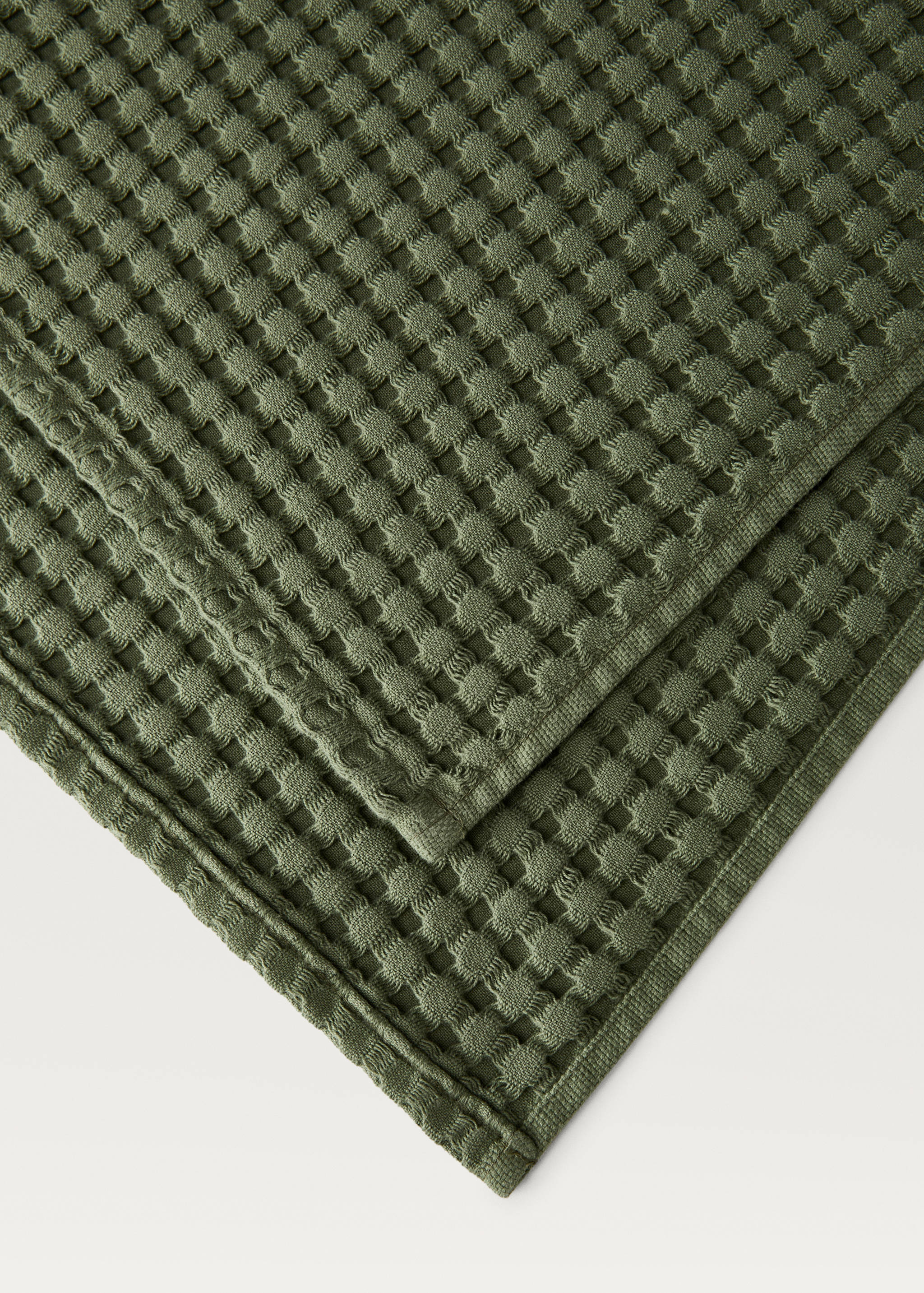 Washed cotton waffle bath towel - Details of the article 1