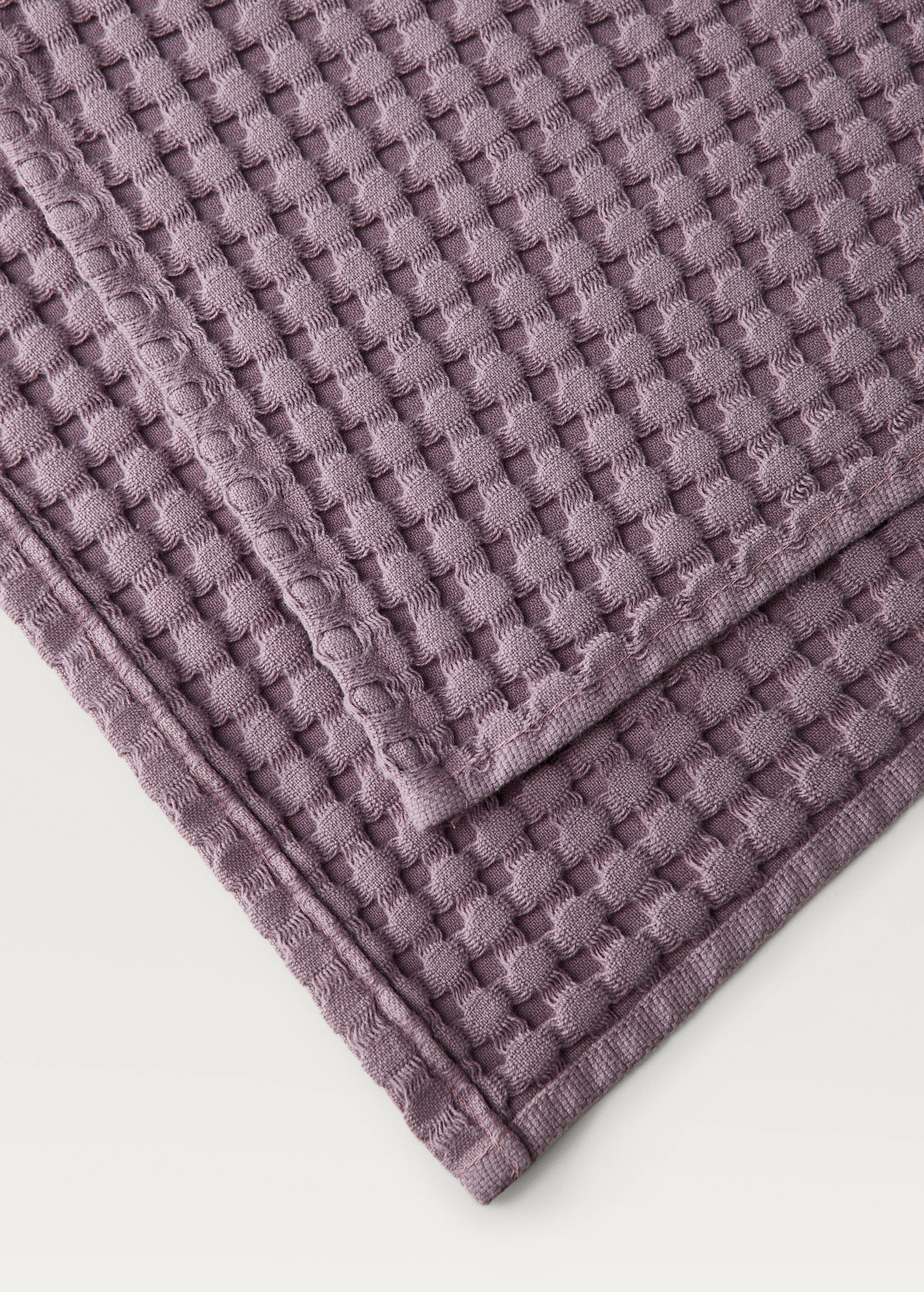 Washed cotton waffle bath towel - Details of the article 1