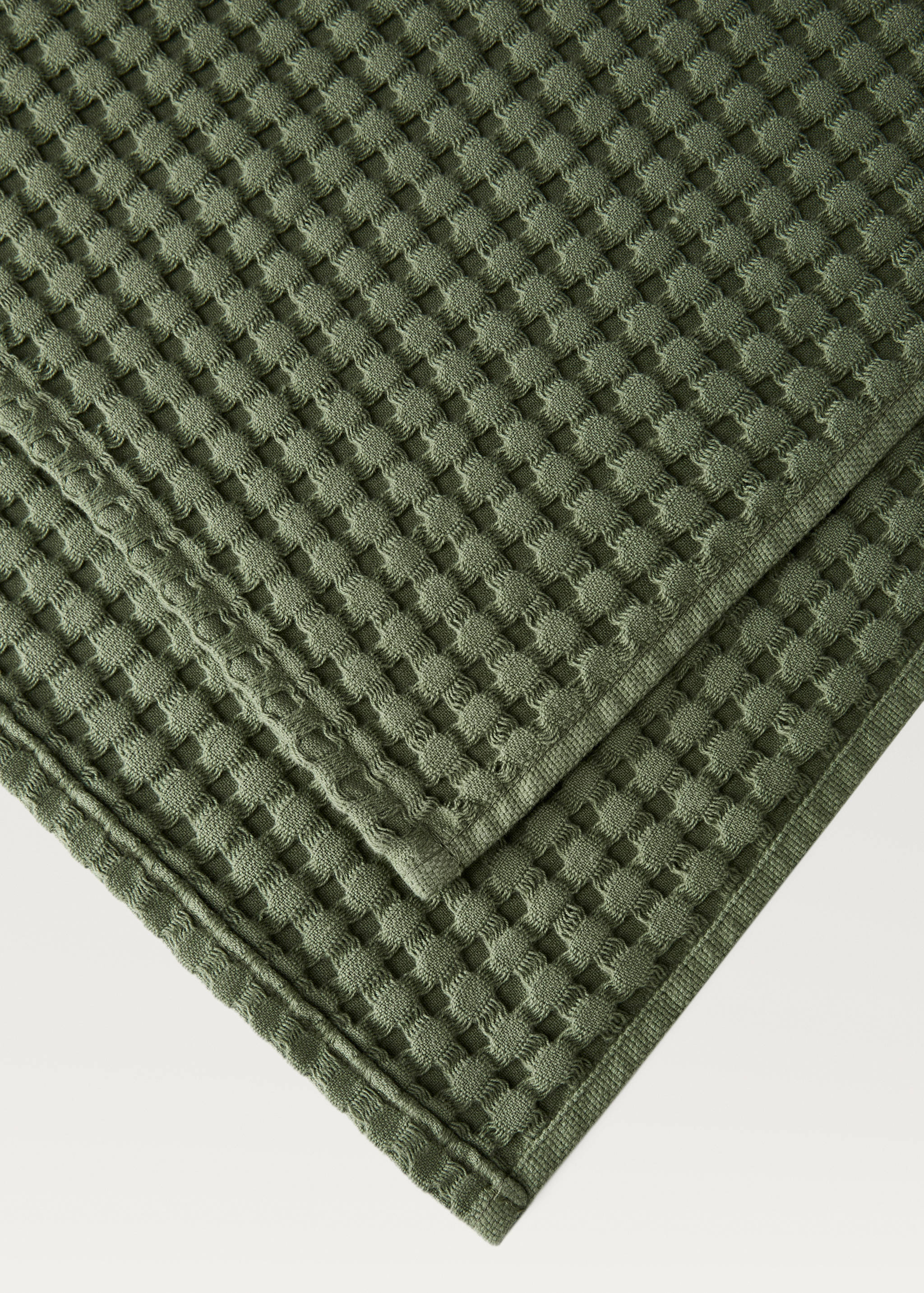 Washed waffle-cotton hand towel - Details of the article 1