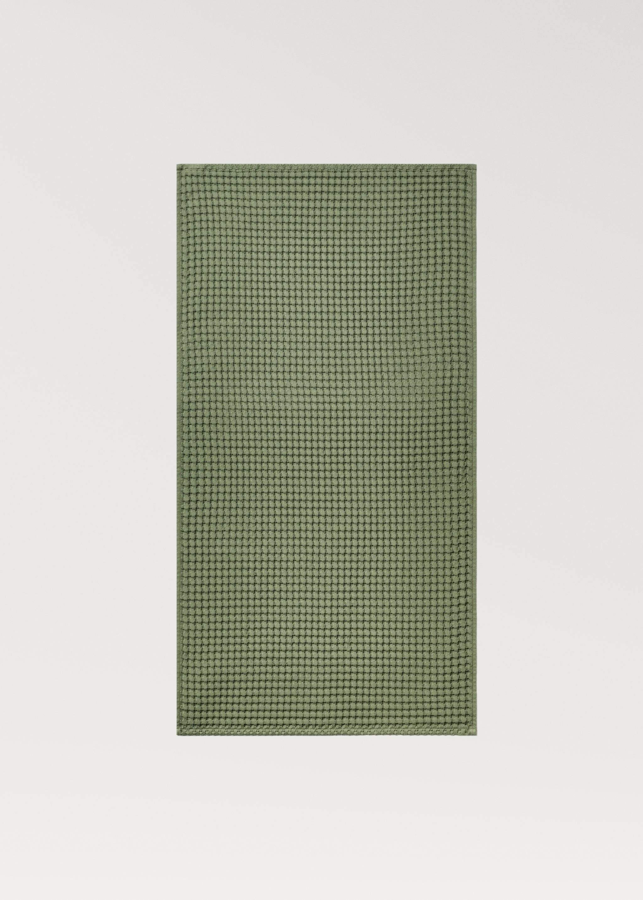 Washed waffle-cotton hand towel - Details of the article 3