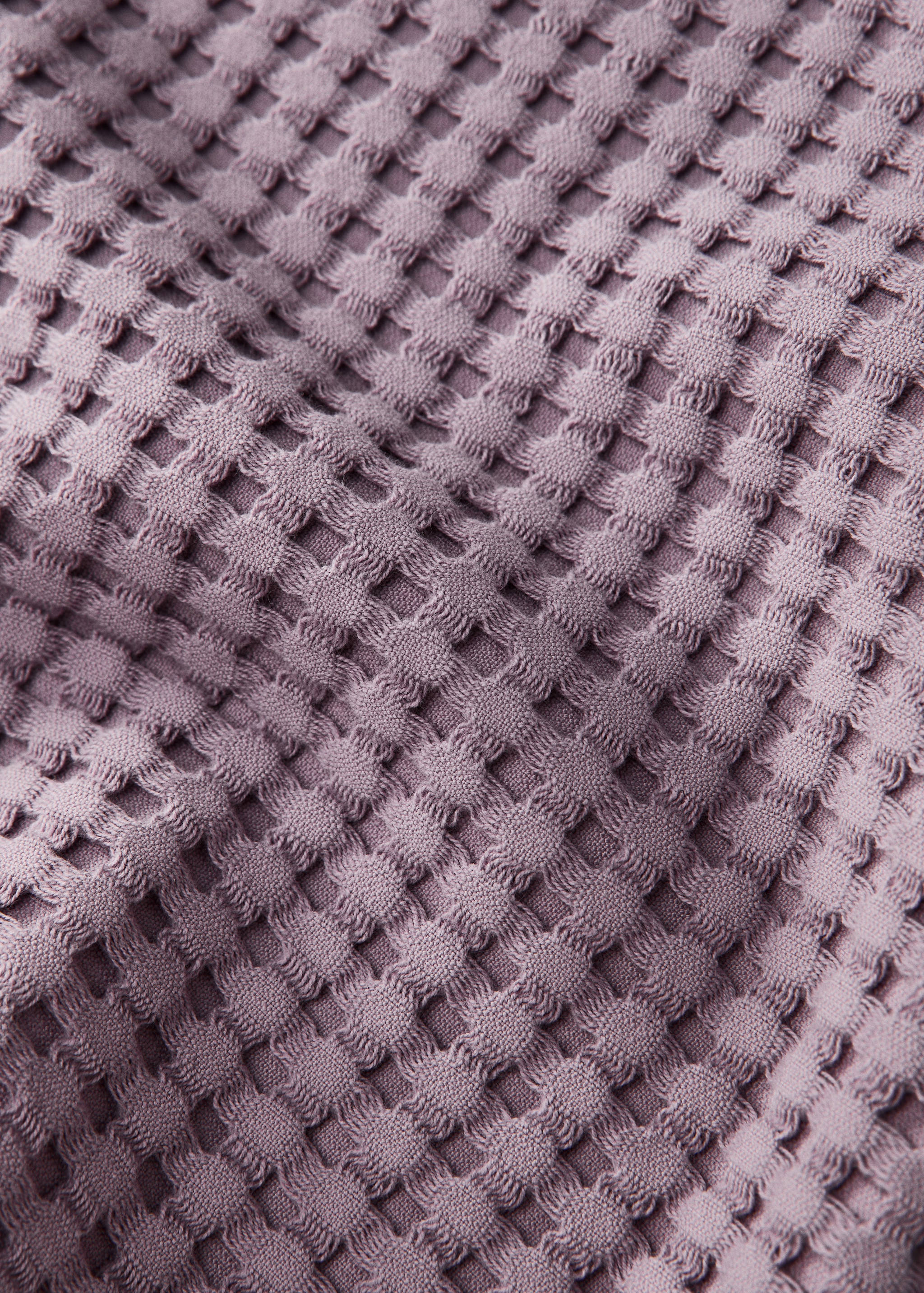 Washed waffle-cotton hand towel - Details of the article 2