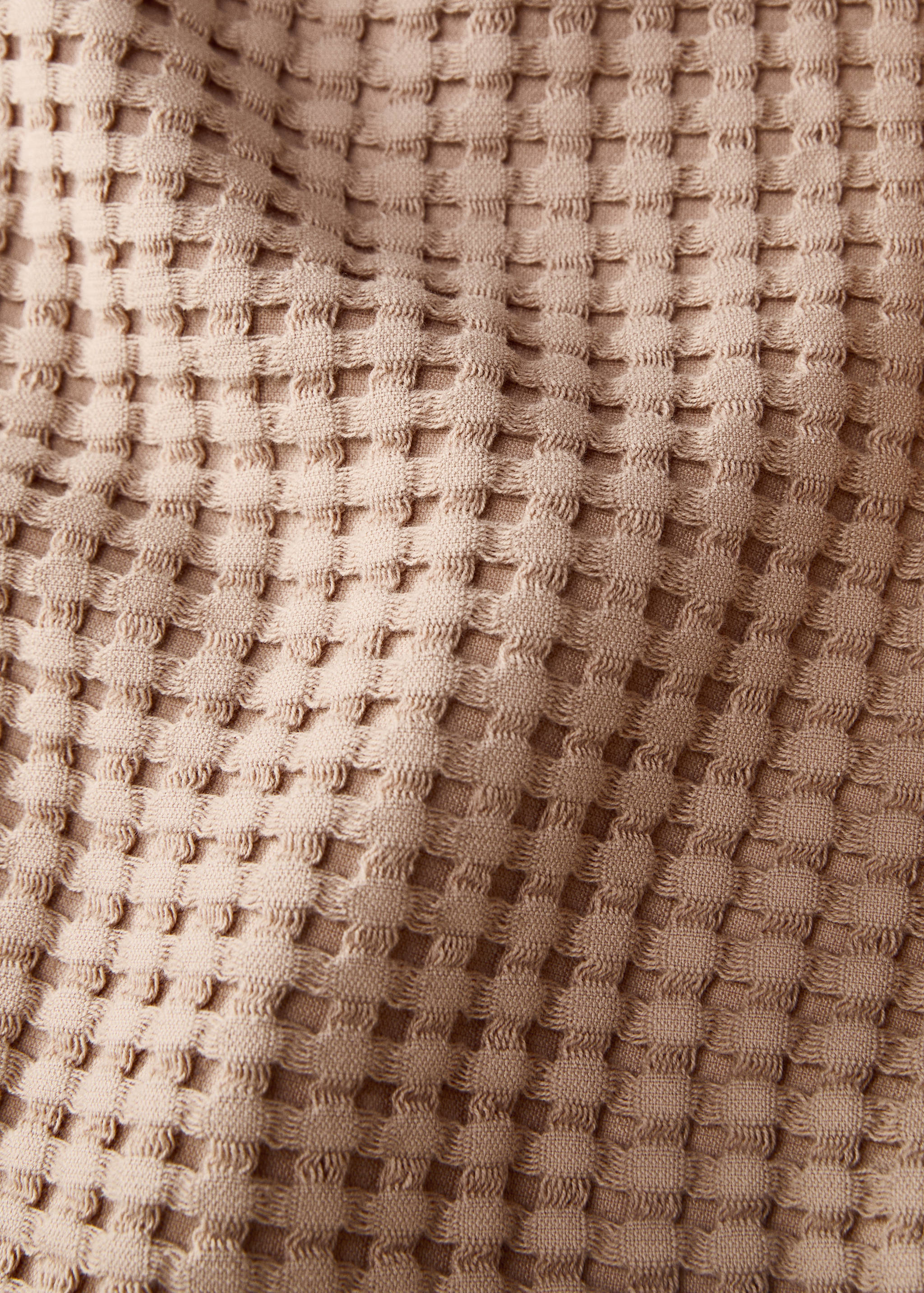 Washed waffle-cotton hand towel - Details of the article 2